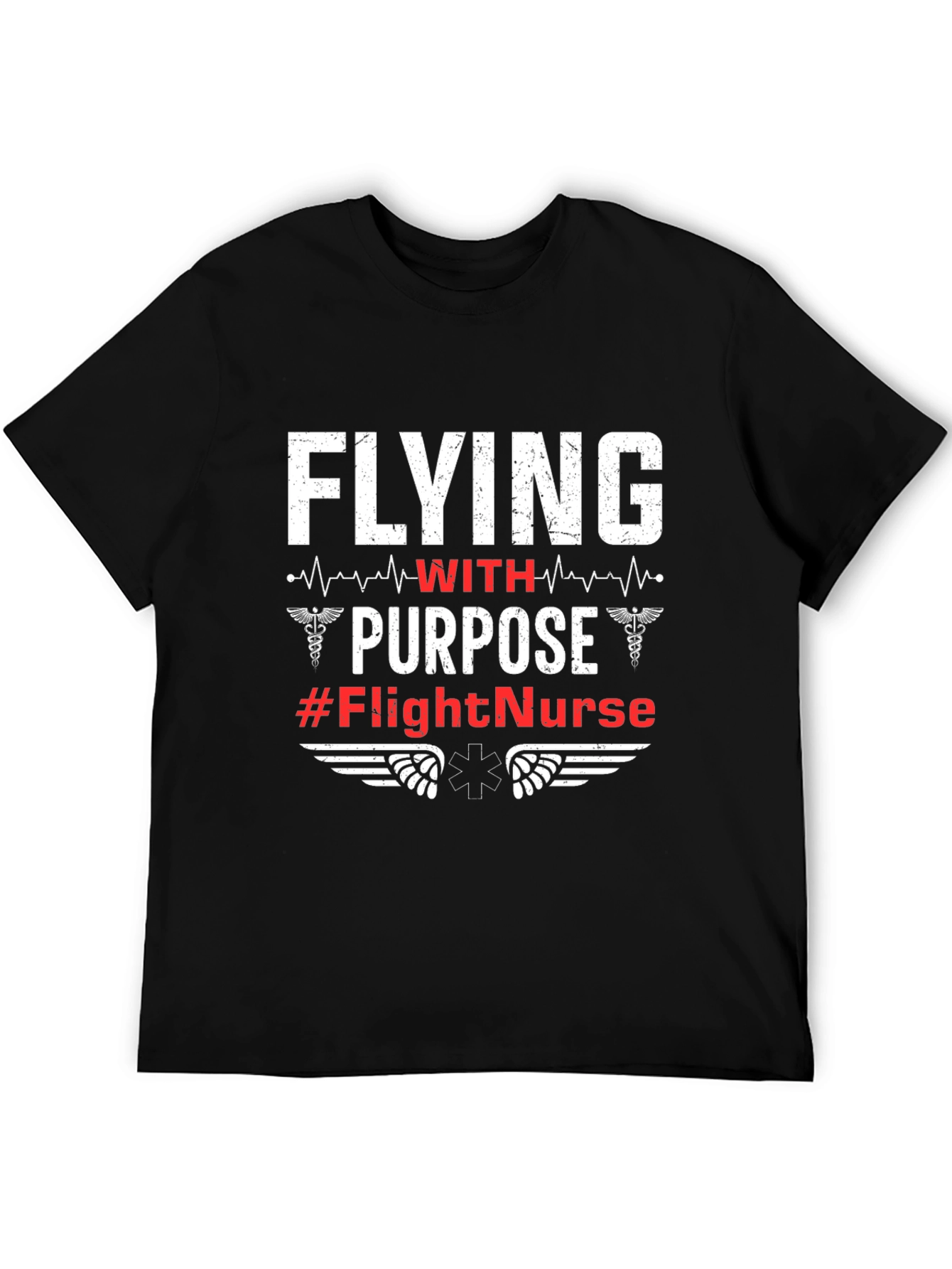 Flight Nurse T-Shirt - Flying with Purpose