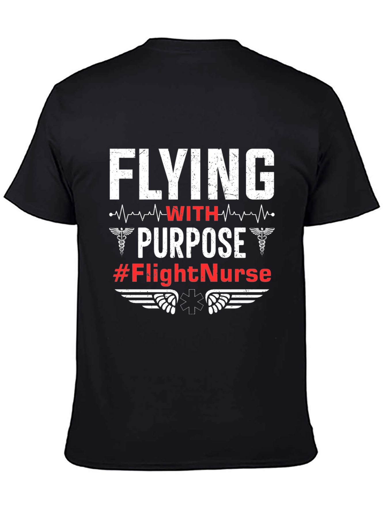 Flight Nurse T-Shirt - Flying with Purpose