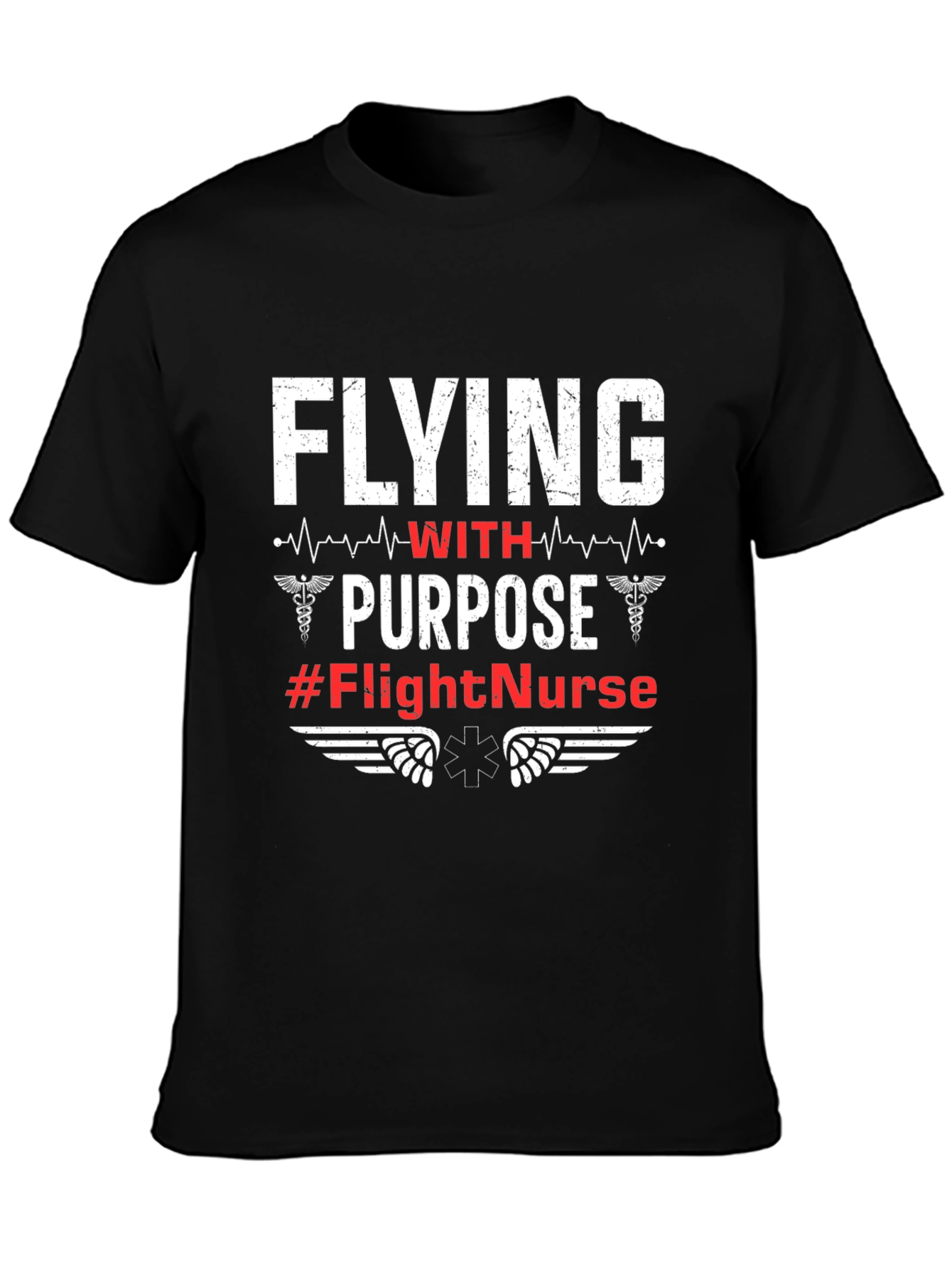 Flight Nurse T-Shirt - Flying with Purpose