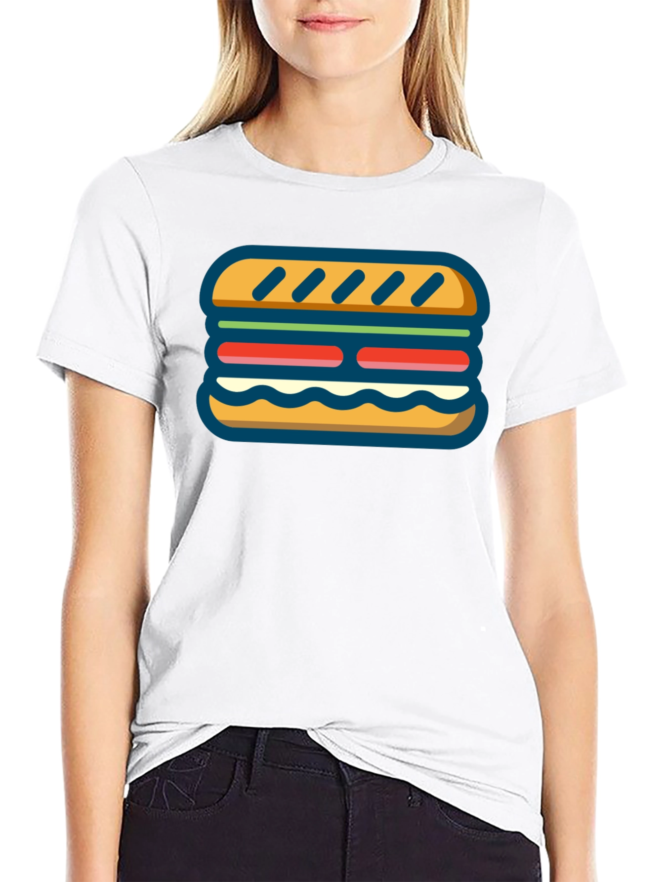 Sandwich Graphic Tee - Unique Foodie Apparel