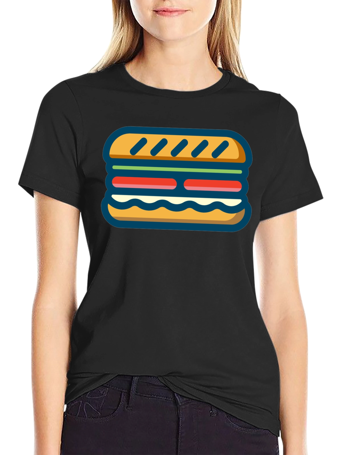Sandwich Graphic Tee - Unique Foodie Apparel