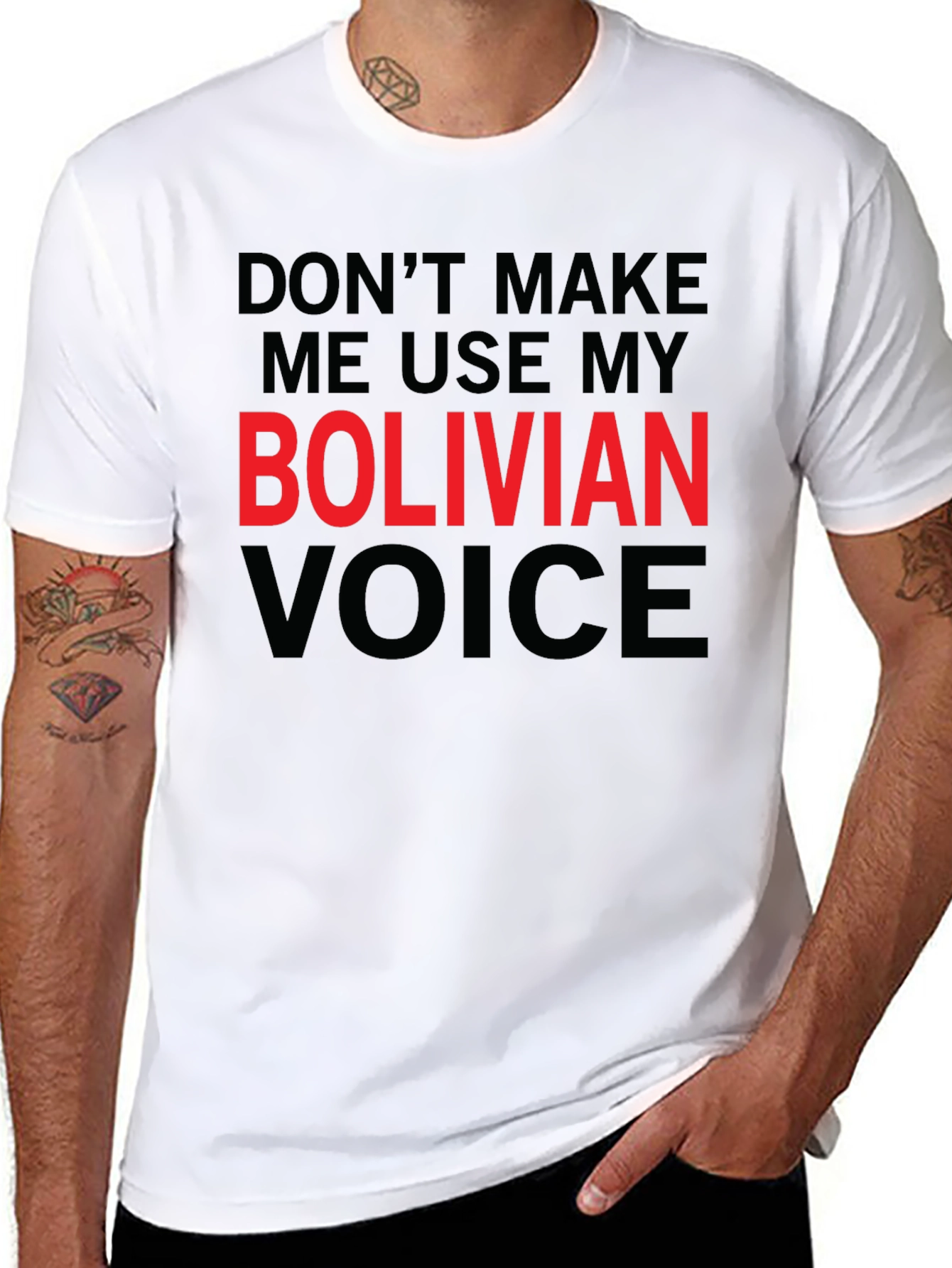 Bolivian Voice T-Shirt - Funny Graphic Tee