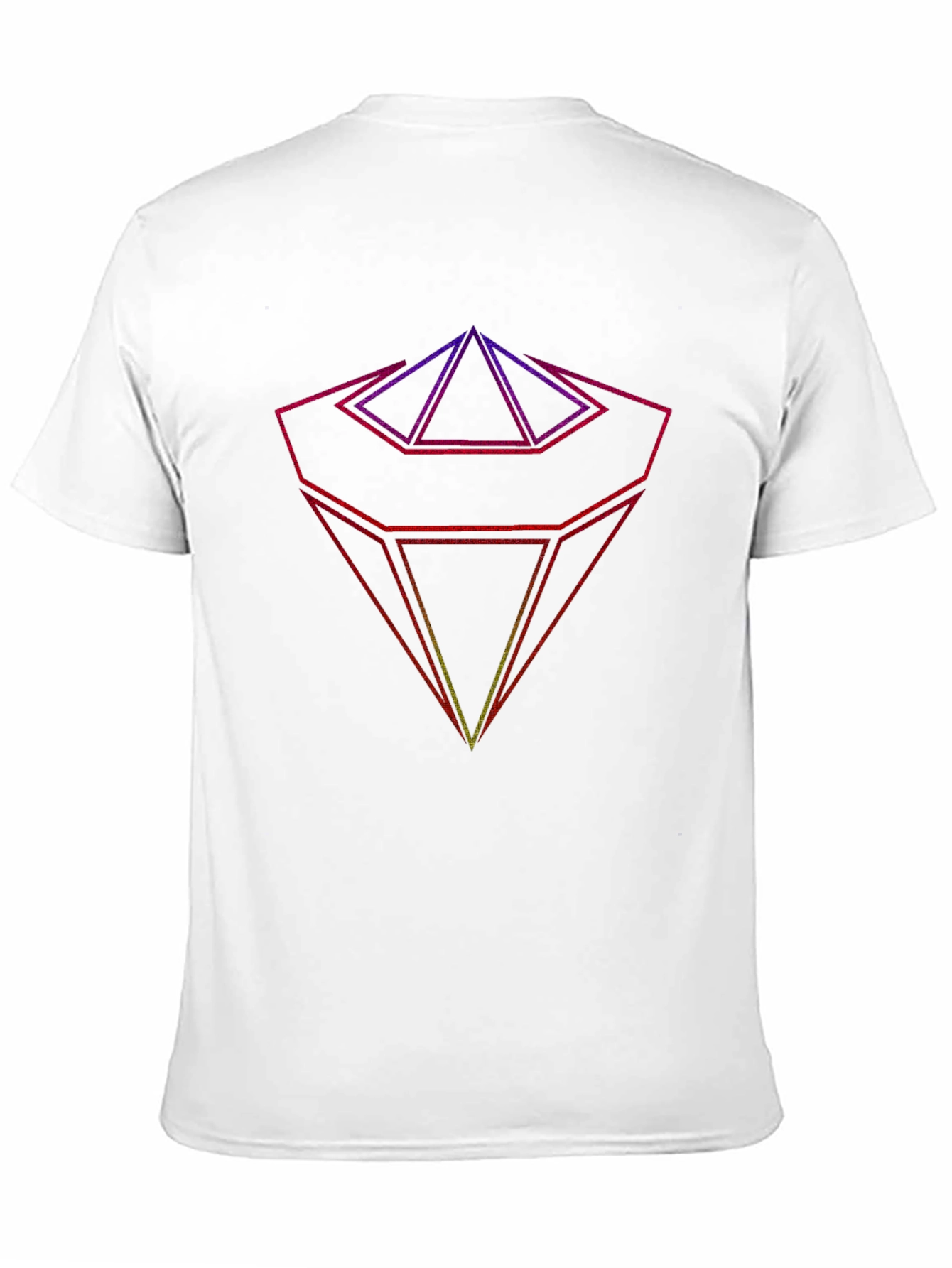 Geometric Prism Graphic T-Shirt