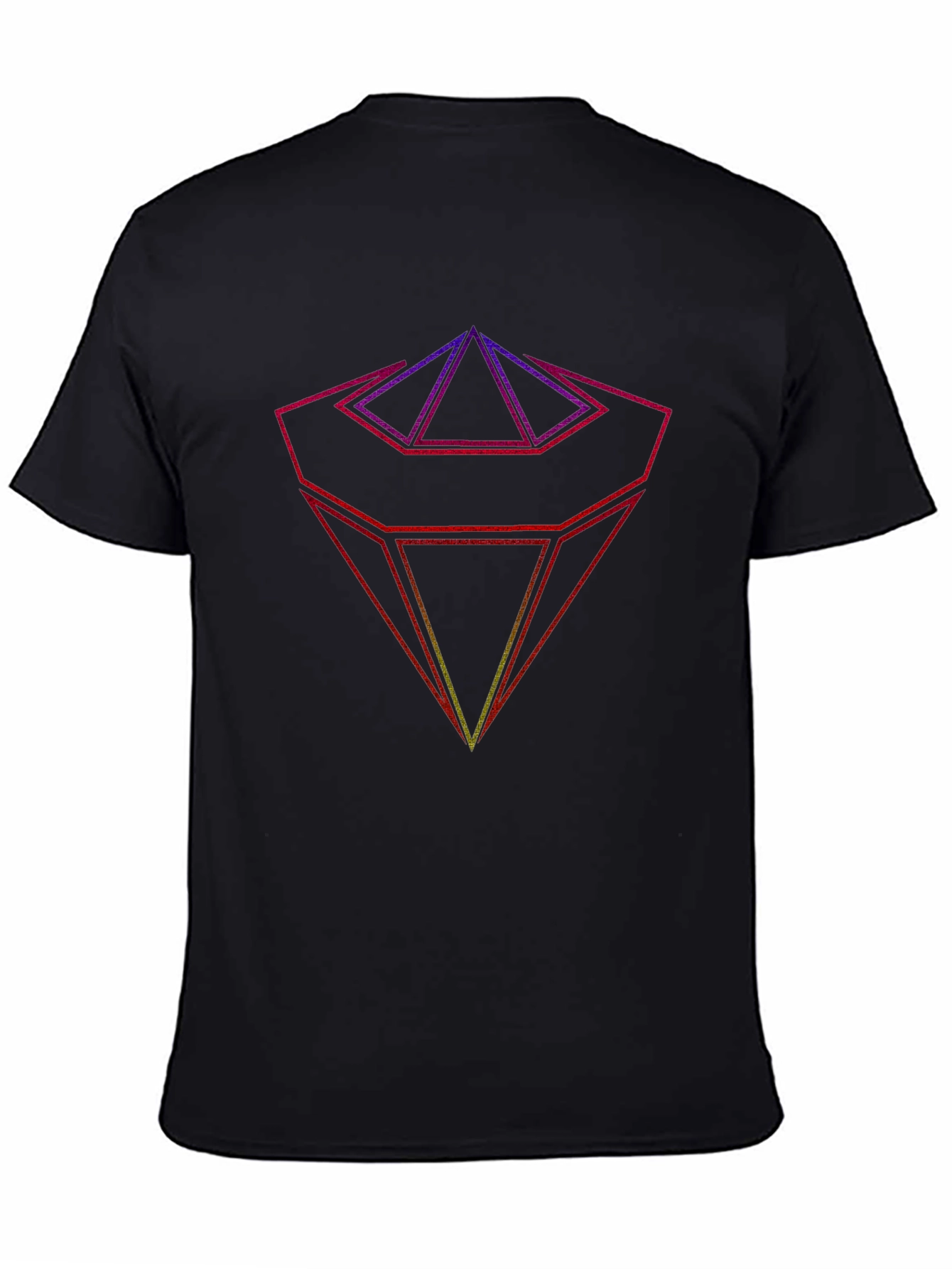 Geometric Prism Graphic T-Shirt