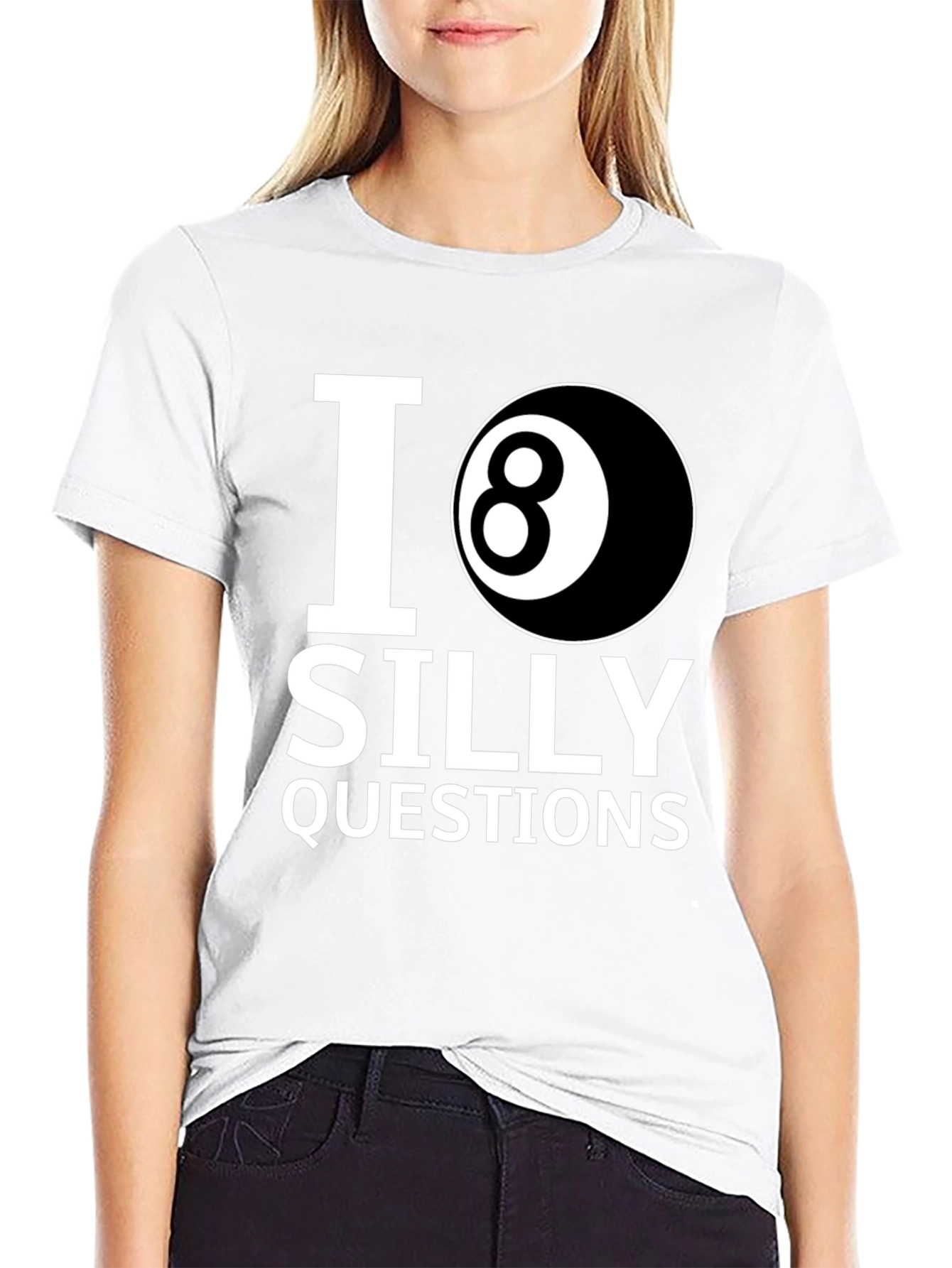 I 8-Ball Silly Questions Graphic Tee