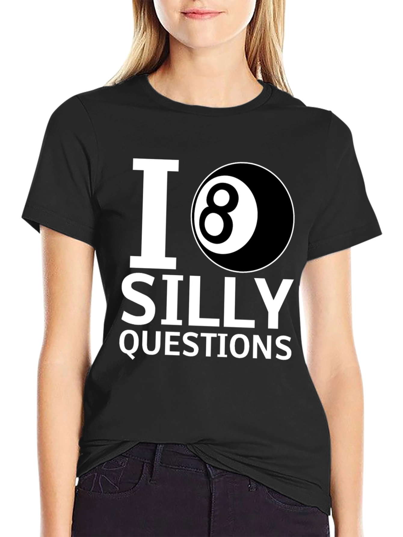 I 8-Ball Silly Questions Graphic Tee