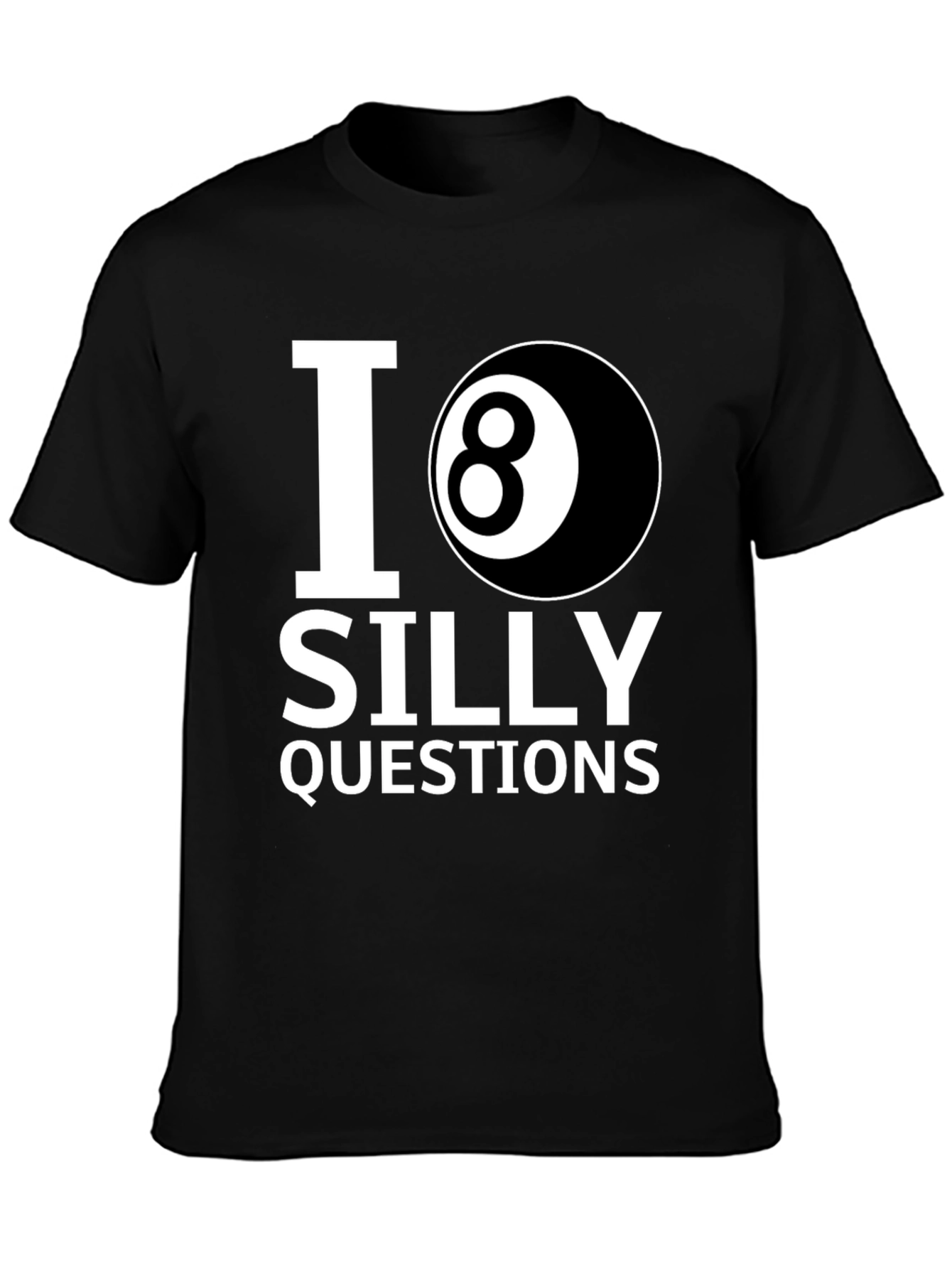 I 8-Ball Silly Questions Graphic Tee