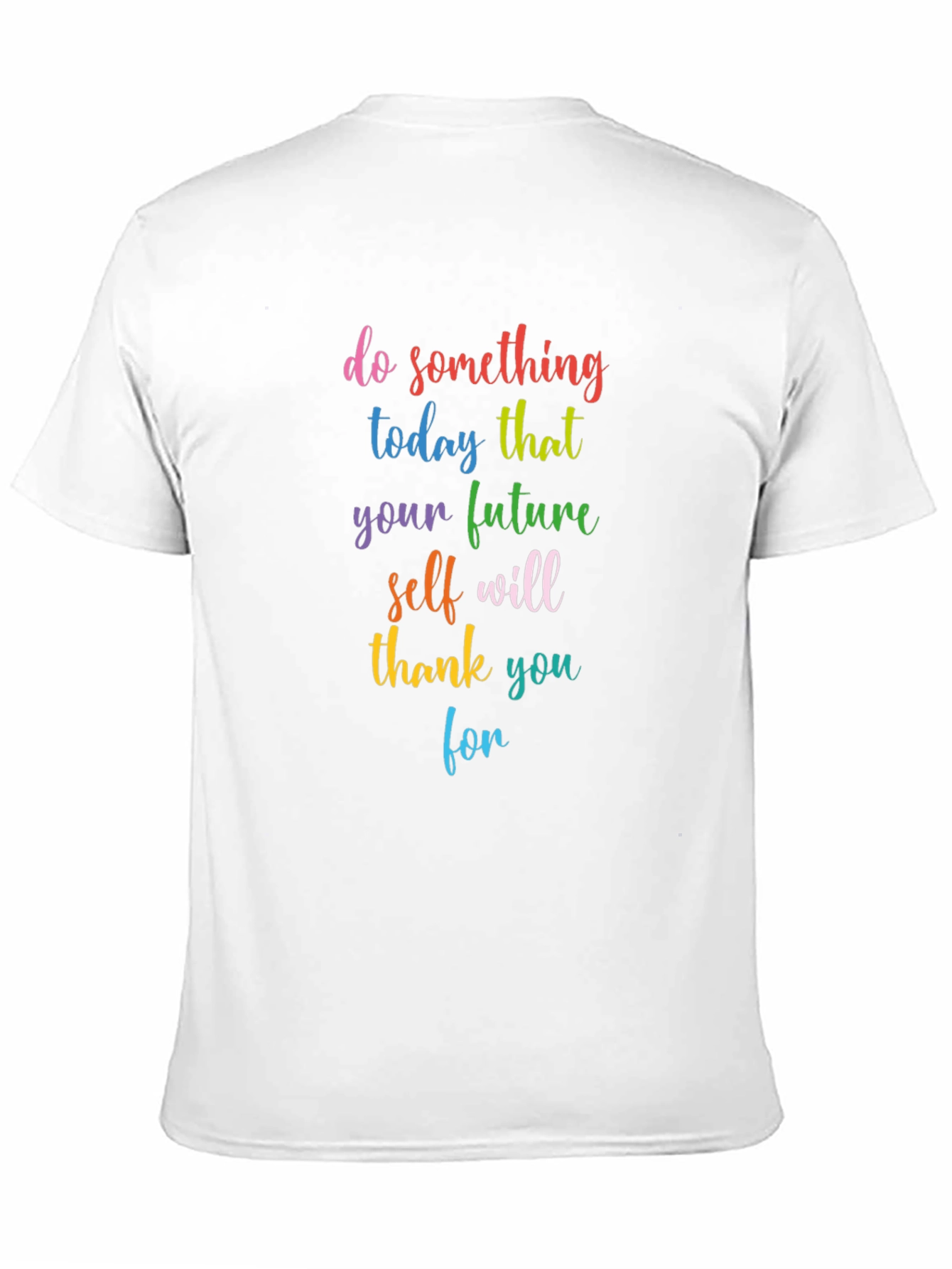 Inspirational Quote Graphic Tee - Do Something Today