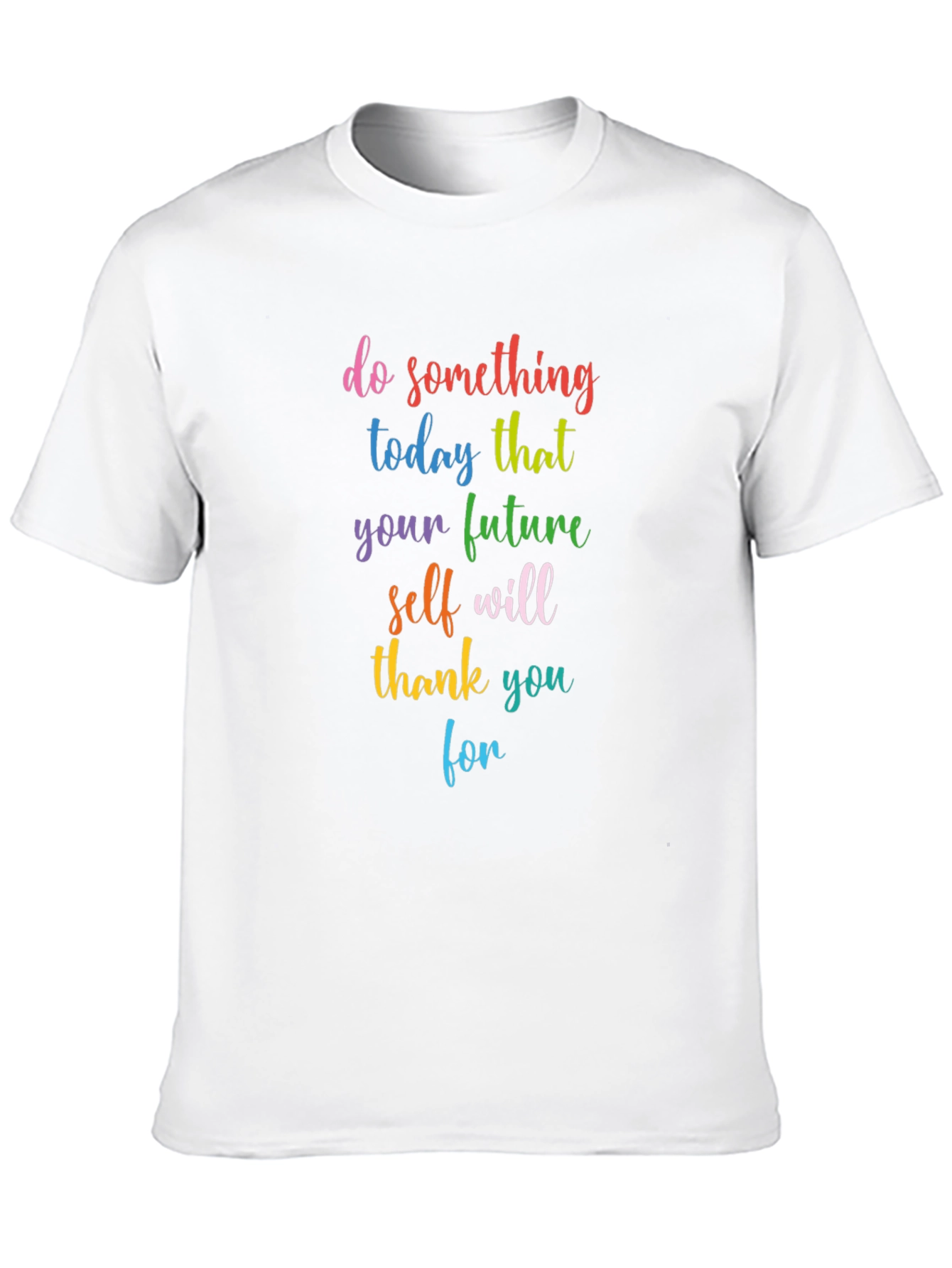 Inspirational Quote Graphic Tee - Do Something Today