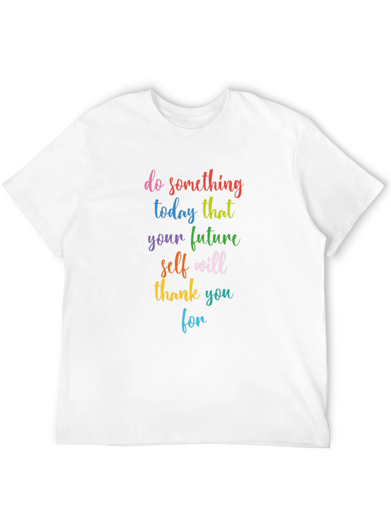 Inspirational Quote Graphic Tee - Do Something Today
