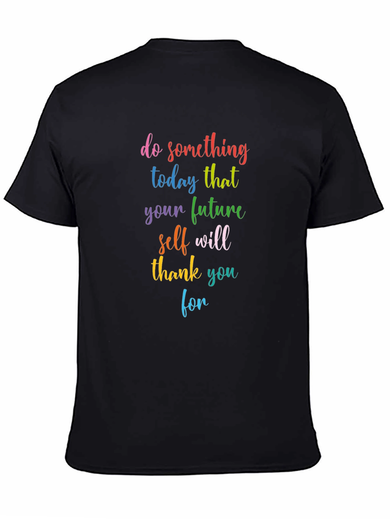 Inspirational Quote Graphic Tee - Do Something Today