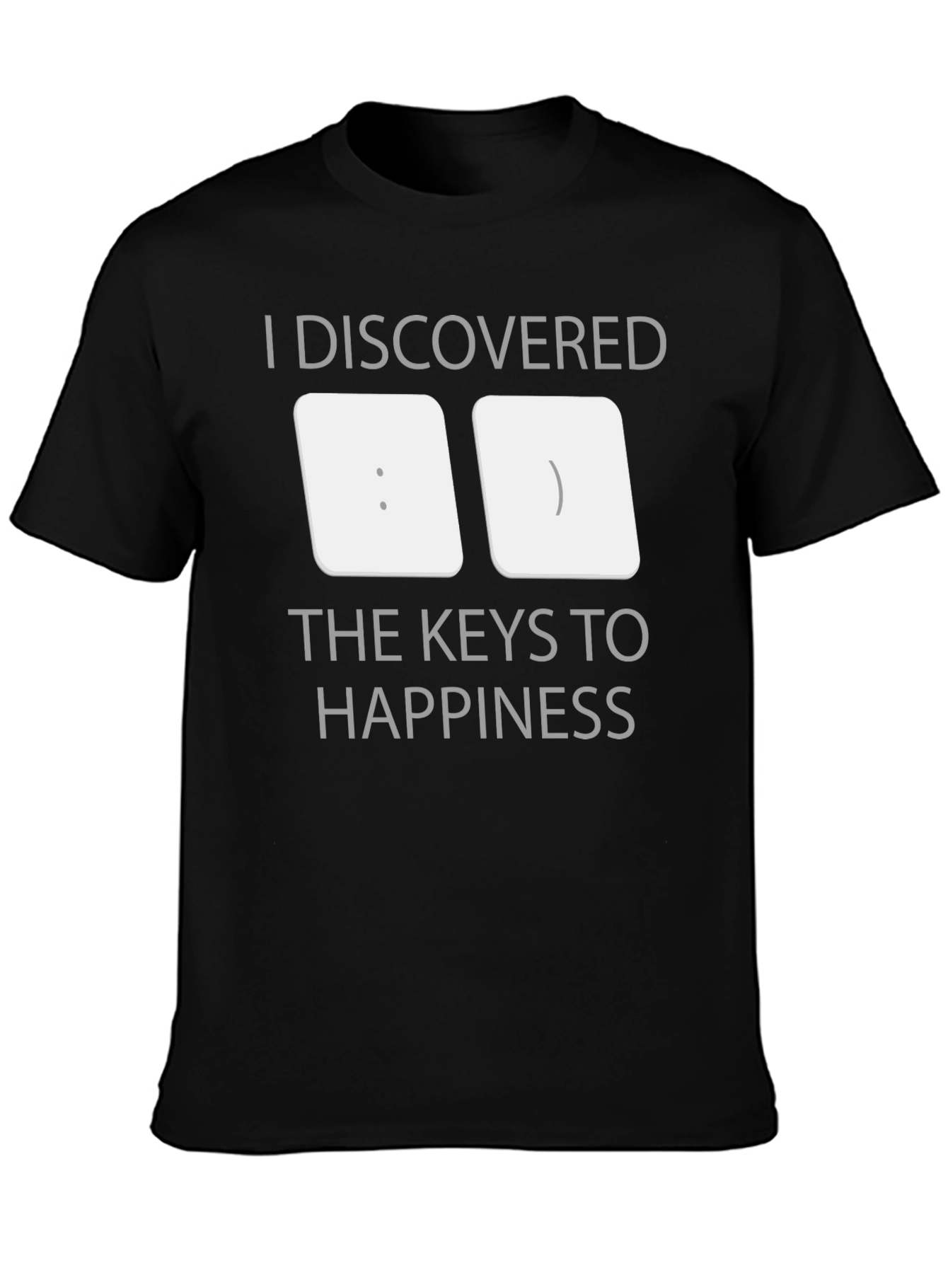 Keys to Happiness T-Shirt - Funny Programmer Tee