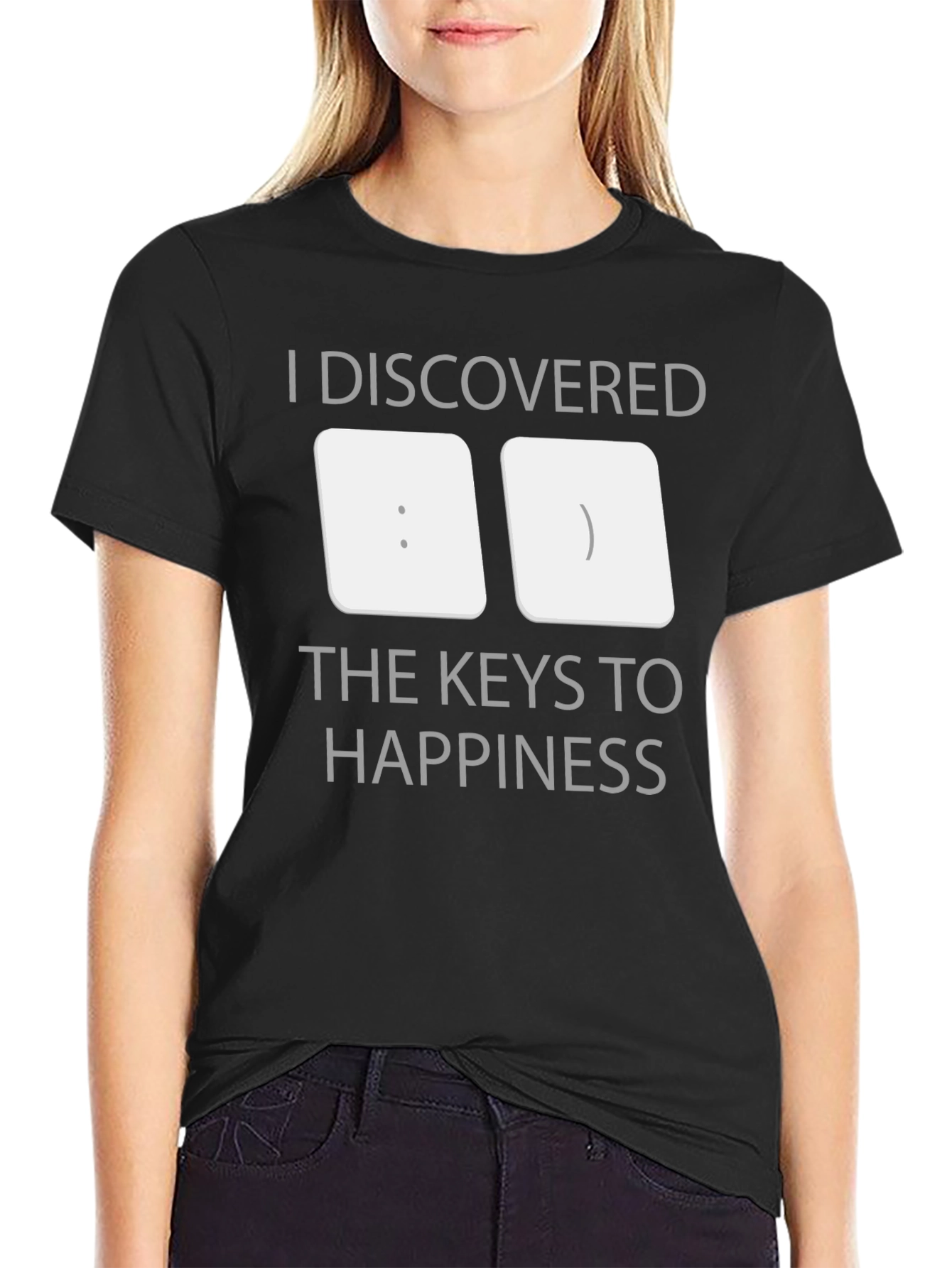 Keys to Happiness T-Shirt - Funny Programmer Tee
