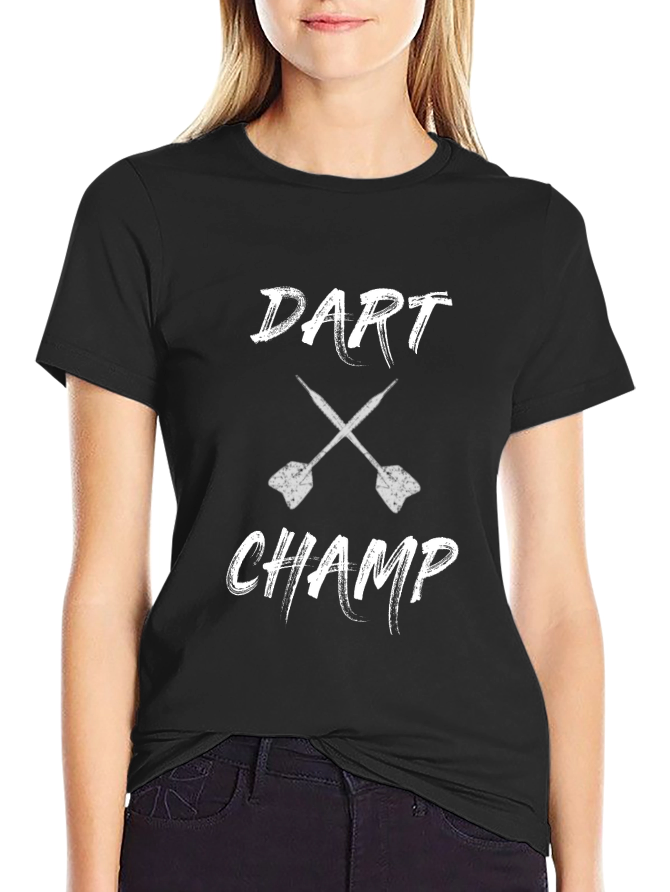 Dart Champ Black Graphic Tee