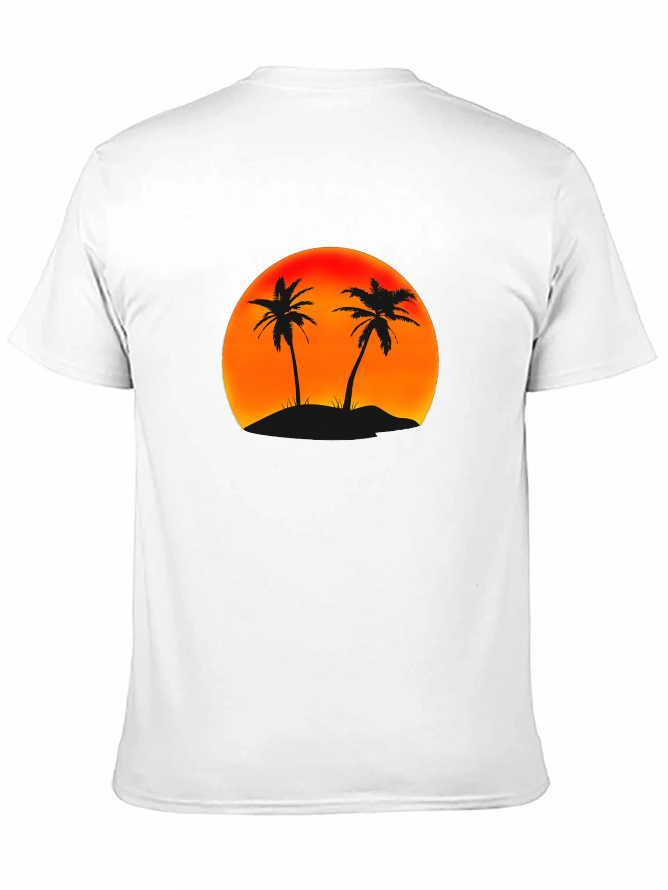 Sunset Palm Tree Graphic T-Shirt