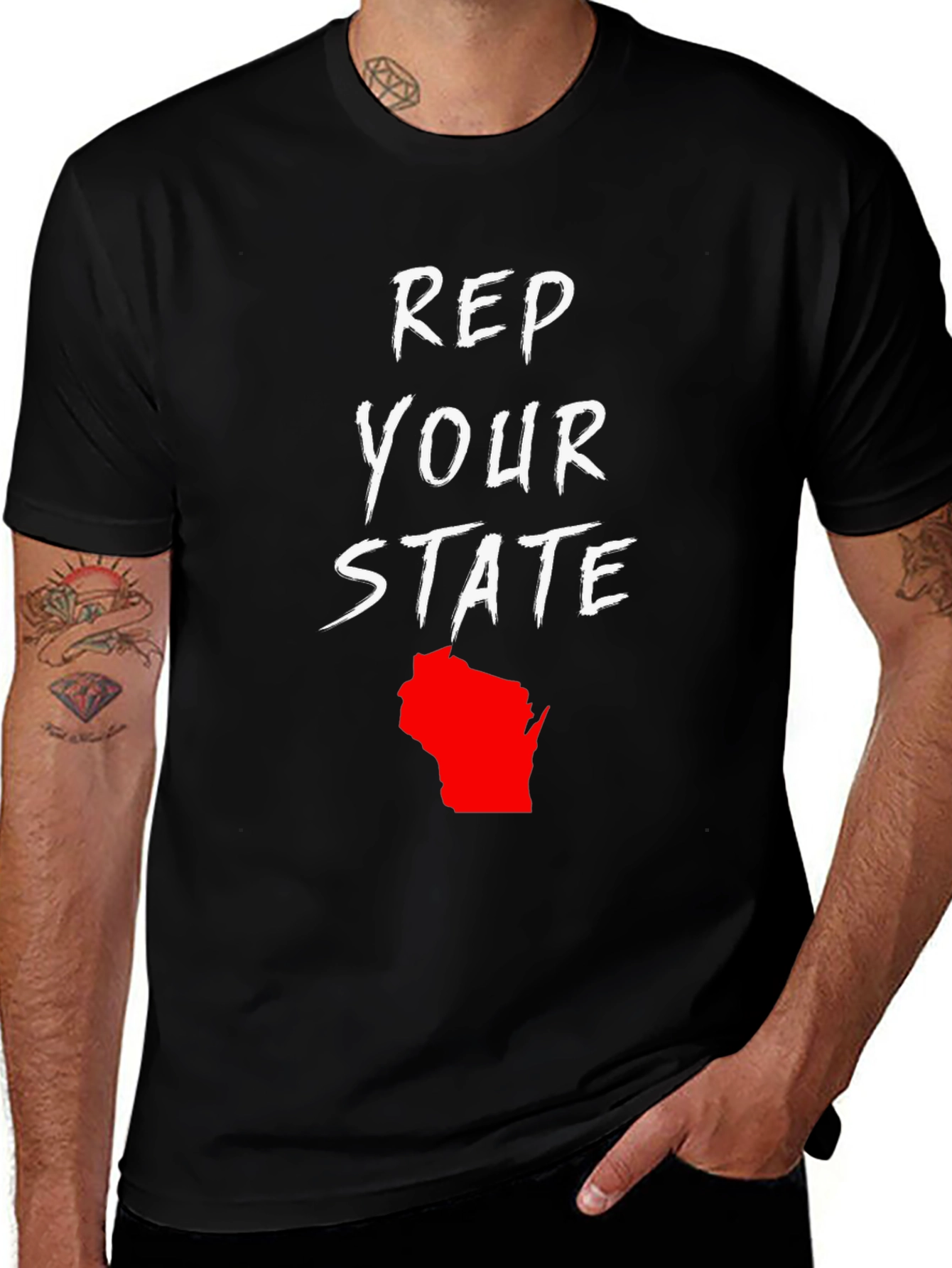 Rep Your State T-Shirt - Wisconsin