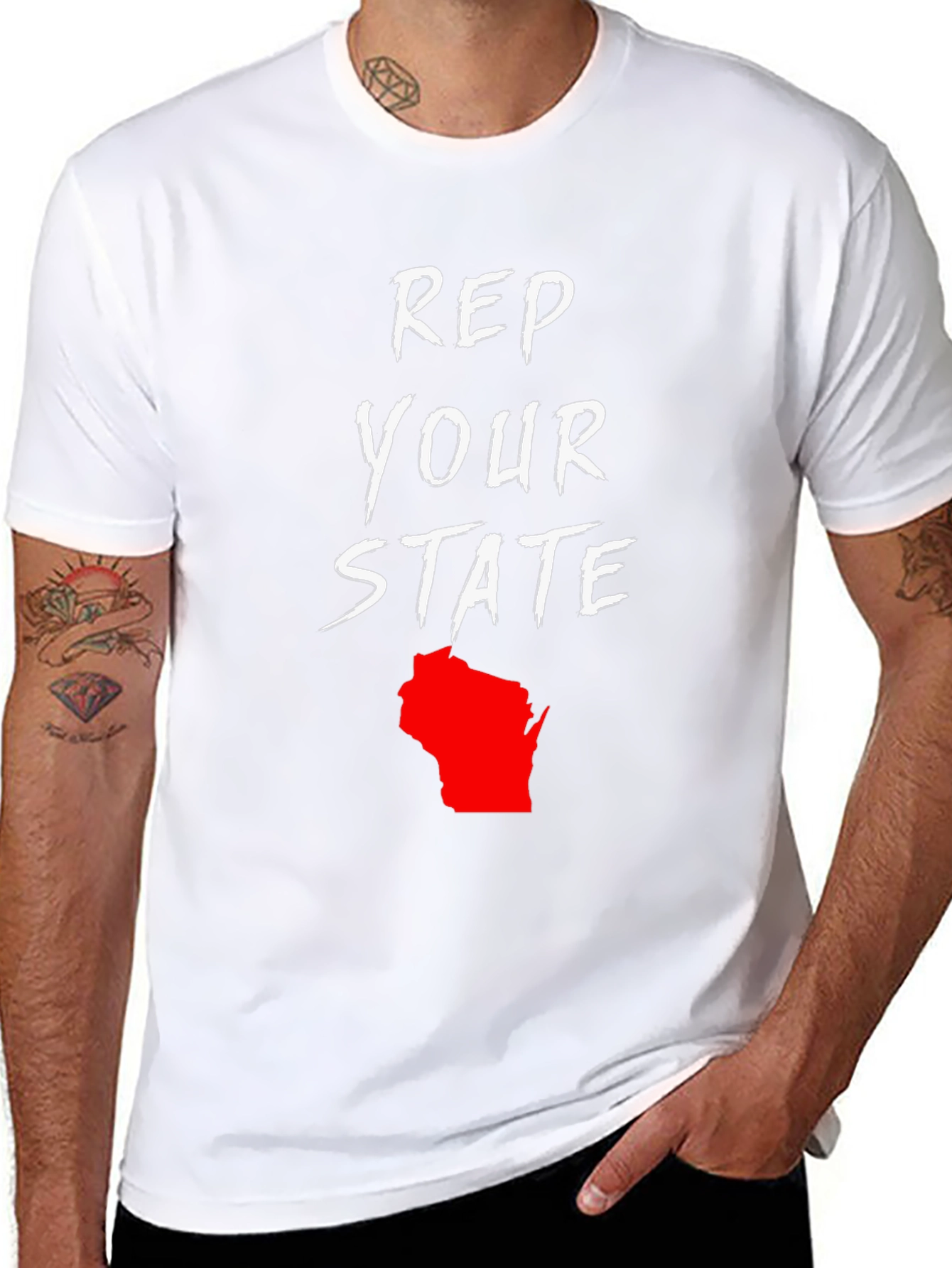 Rep Your State T-Shirt - Wisconsin