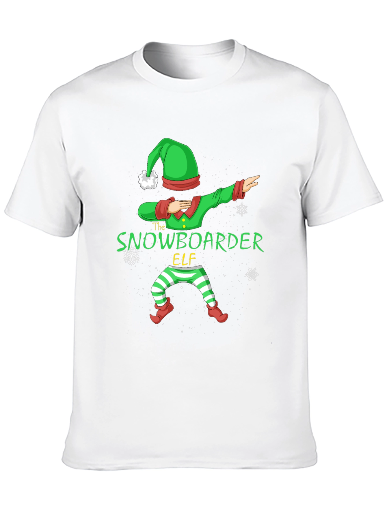 The Snowboarder Elf Graphic T-Shirt