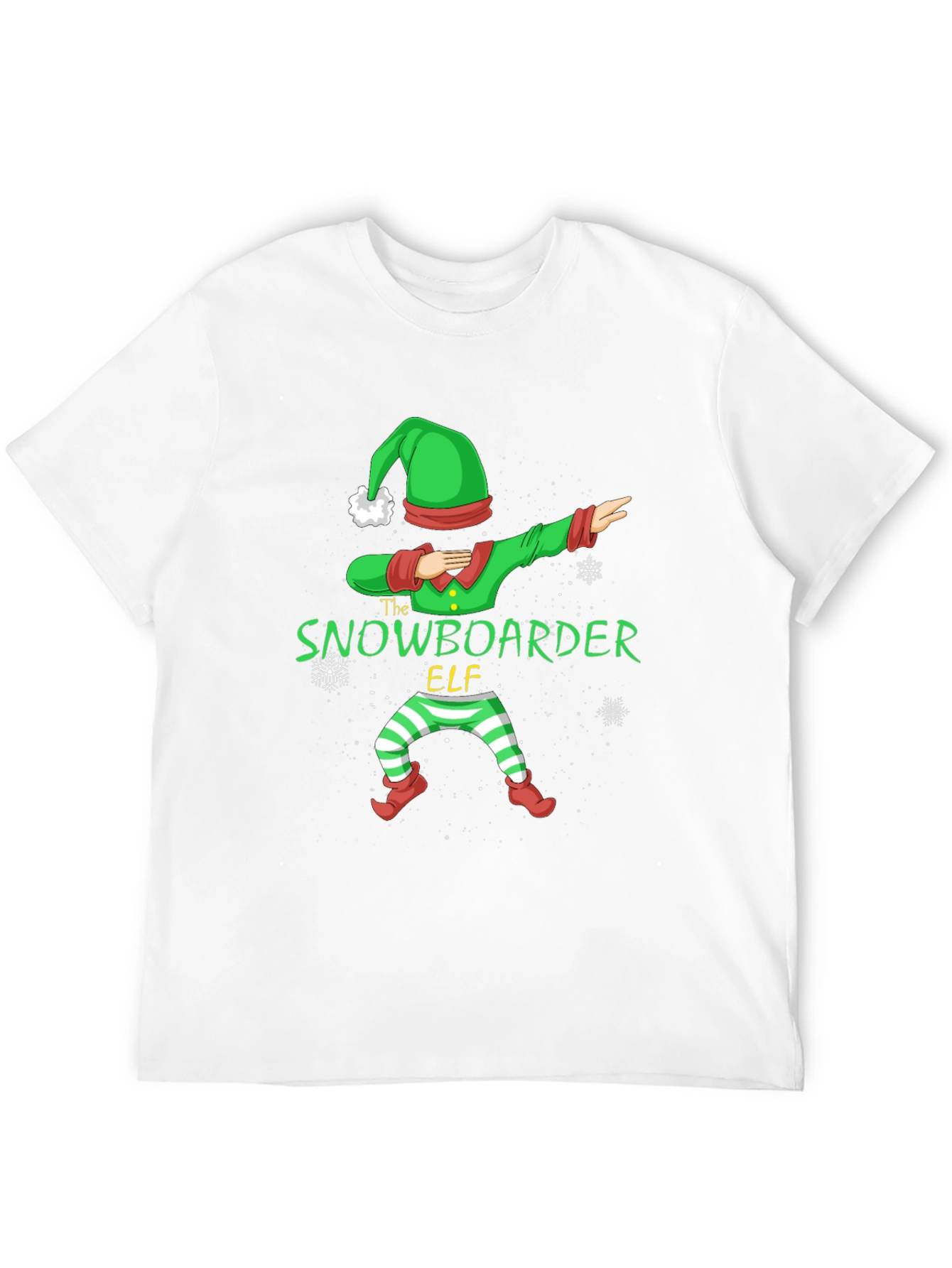 The Snowboarder Elf Graphic T-Shirt