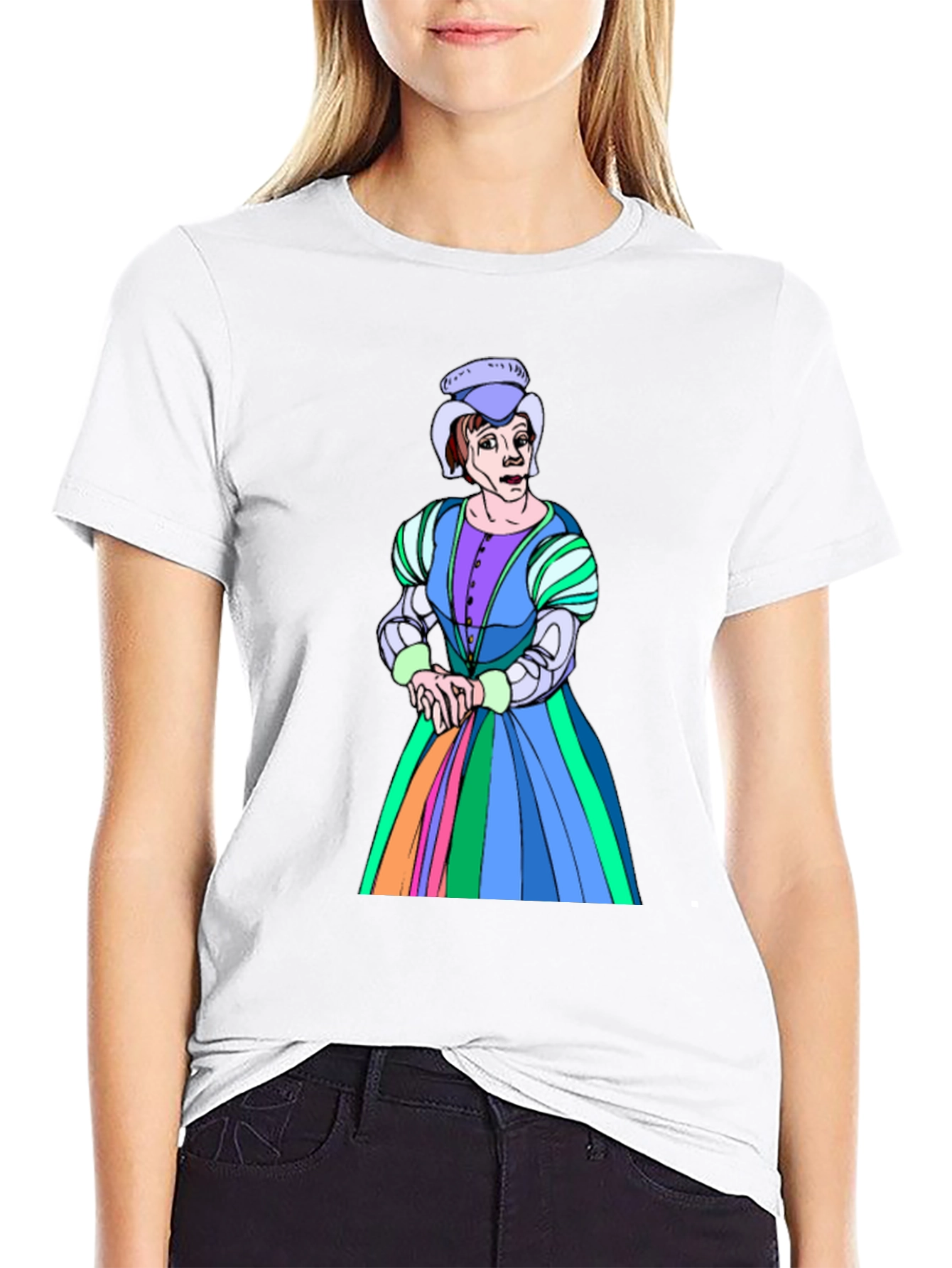 Renaissance Woman Graphic Tee - Black