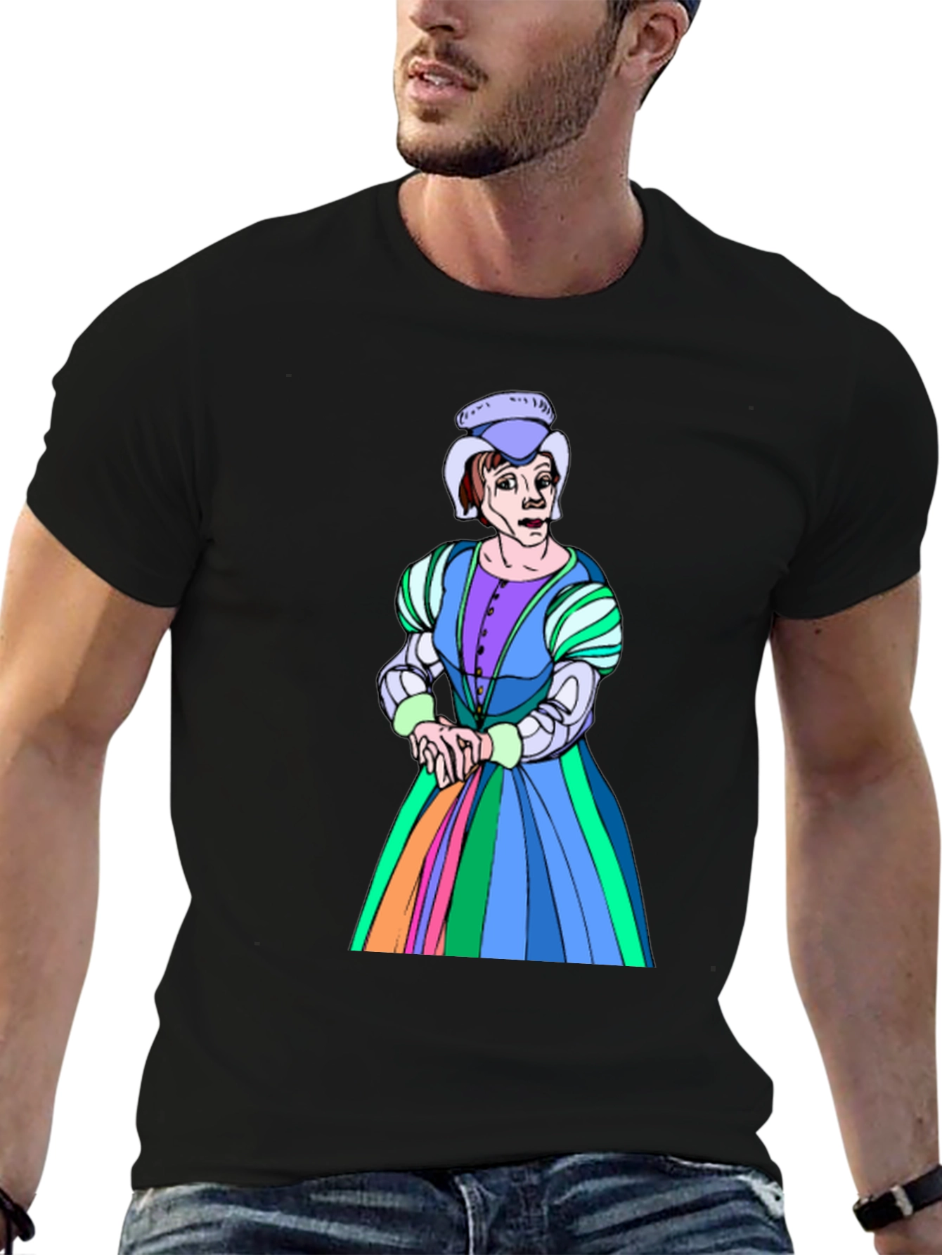 Renaissance Woman Graphic Tee - Black