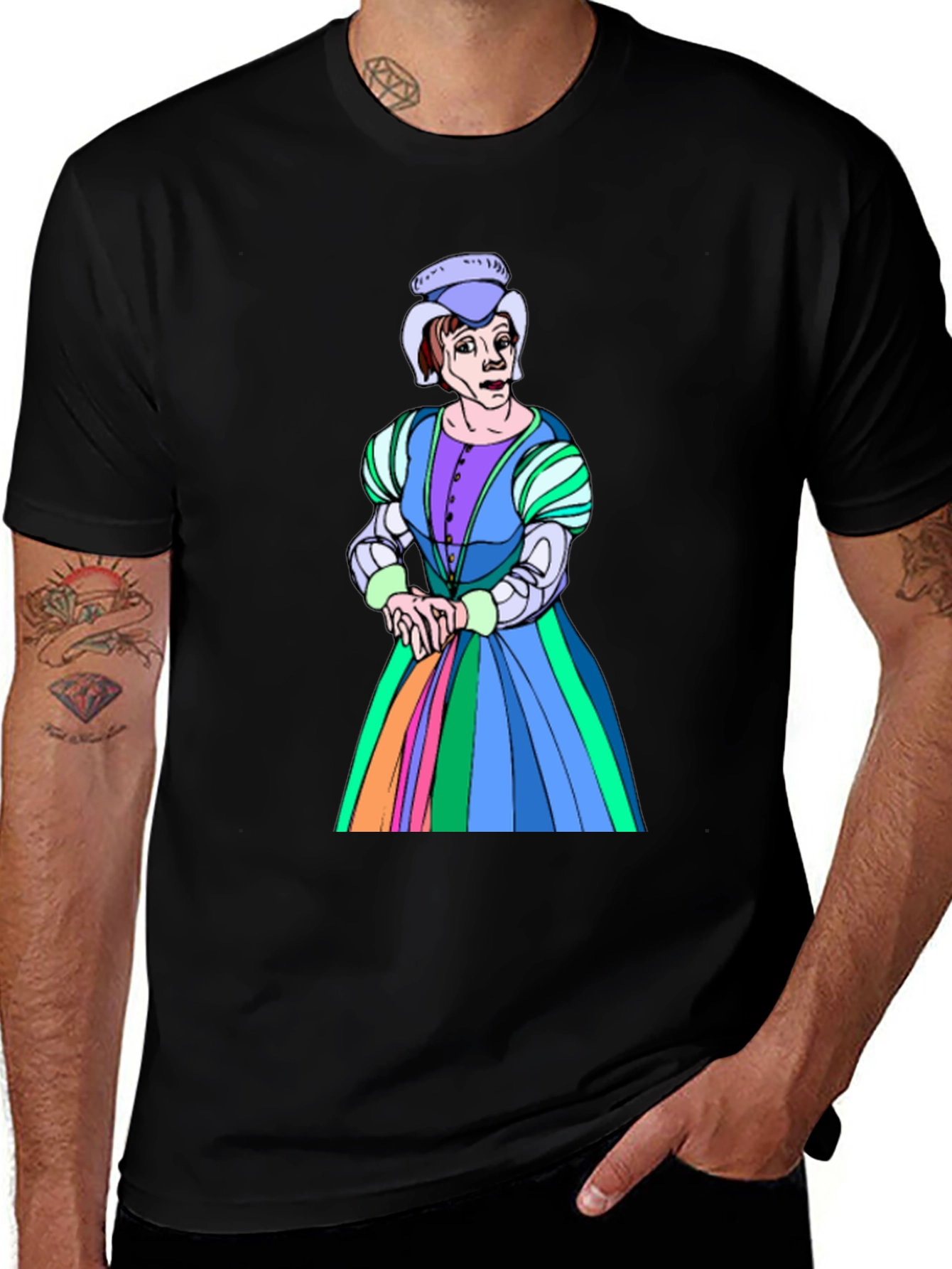Renaissance Woman Graphic Tee - Black