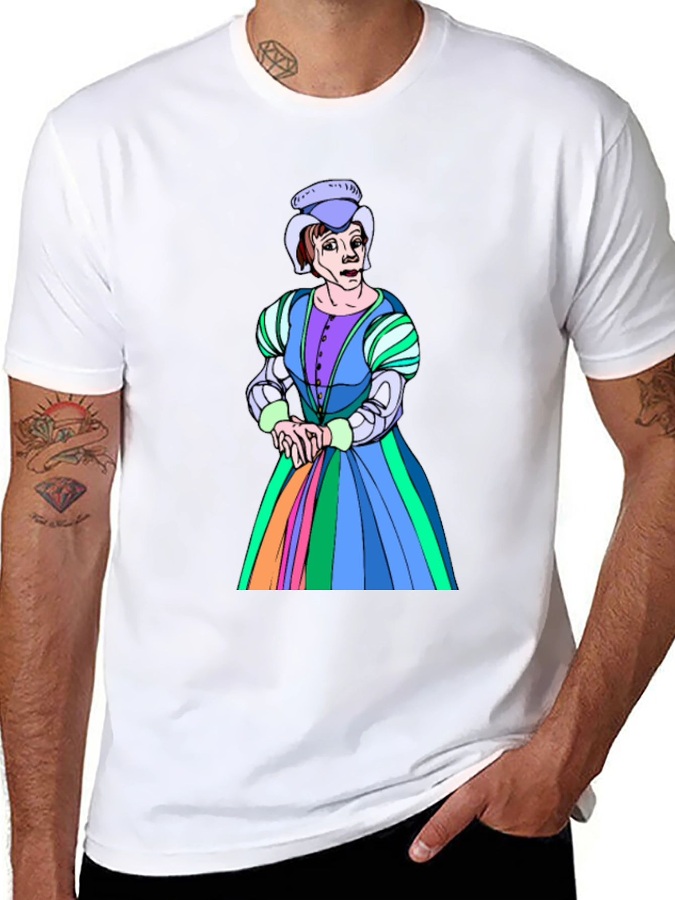 Renaissance Woman Graphic Tee - Black