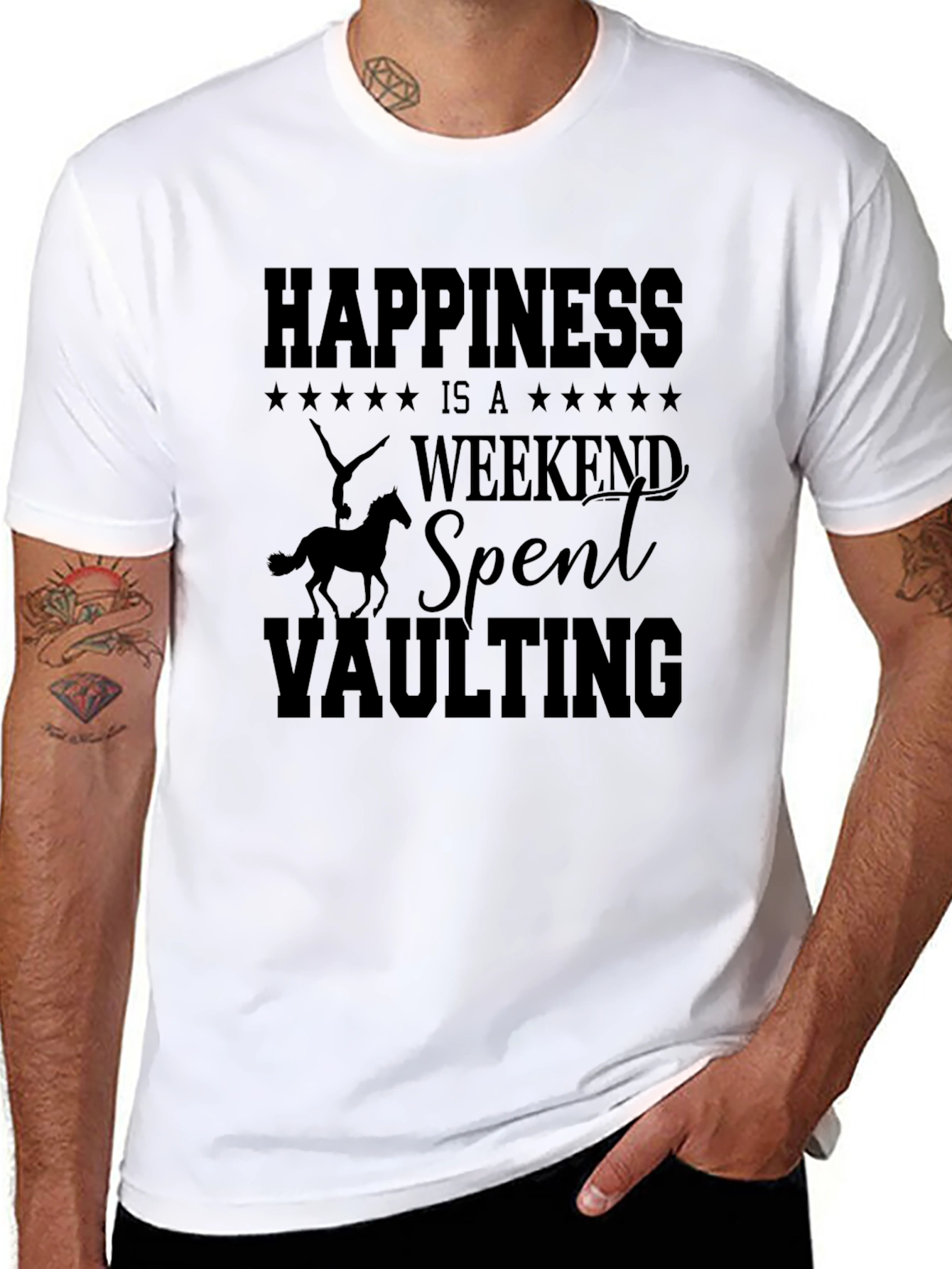 Happiness is Vaulting T-Shirt