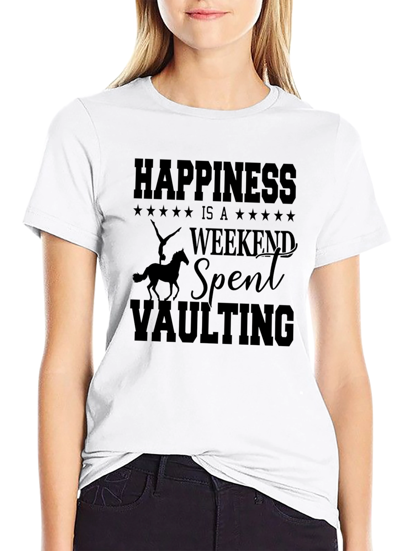 Happiness is Vaulting T-Shirt