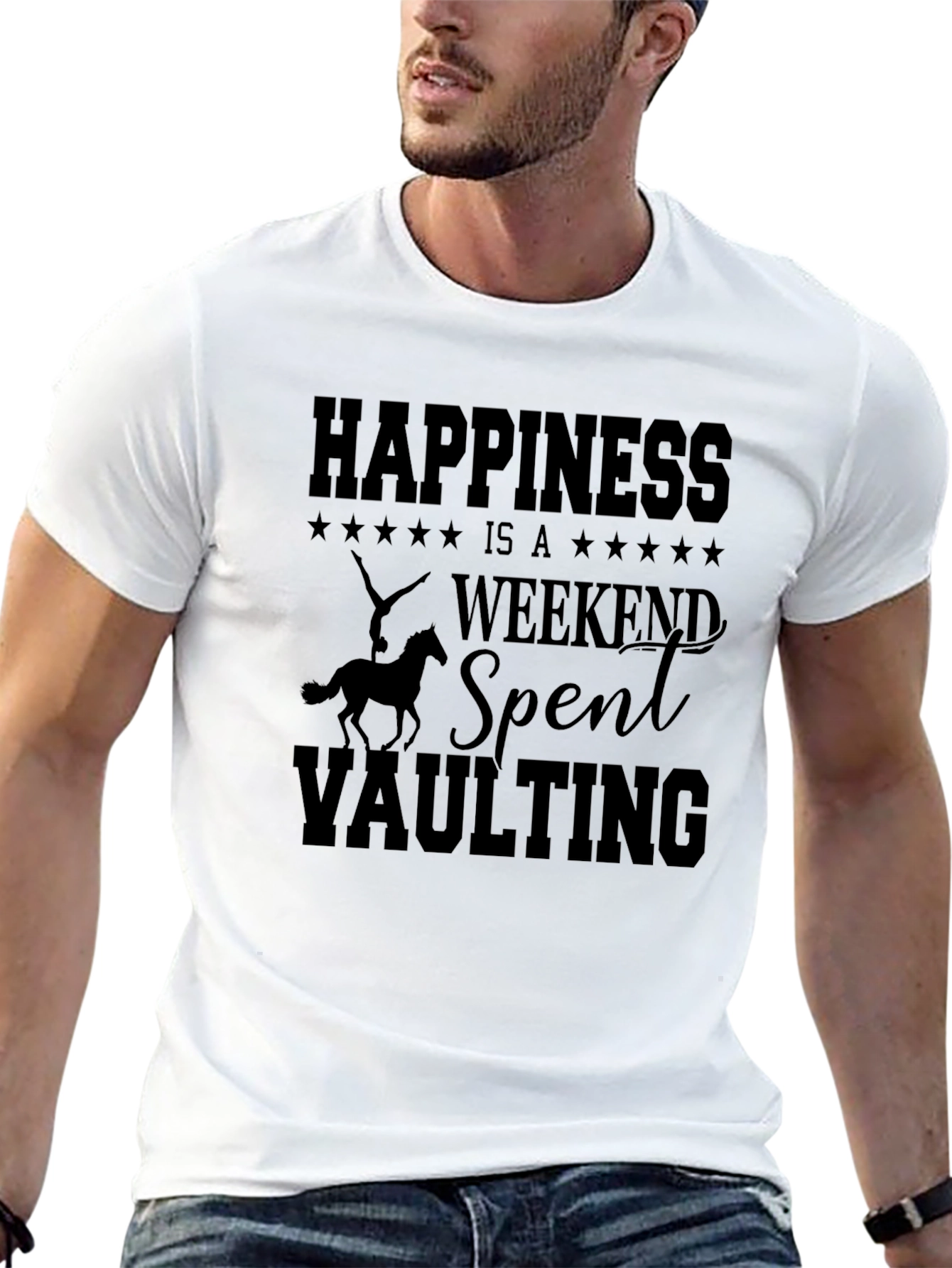 Happiness is Vaulting T-Shirt