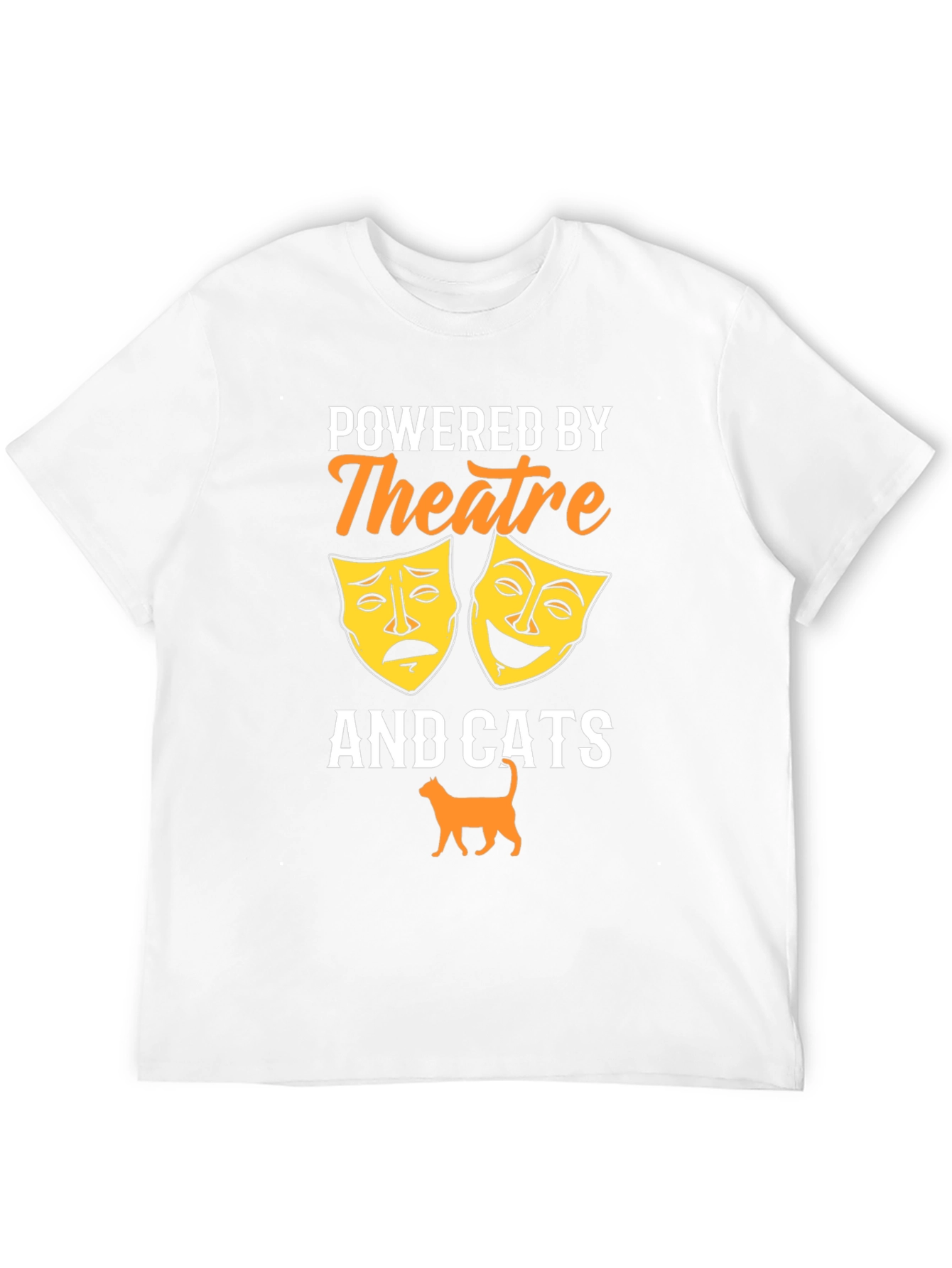 Theatre & Cats T-Shirt - Black Graphic Tee