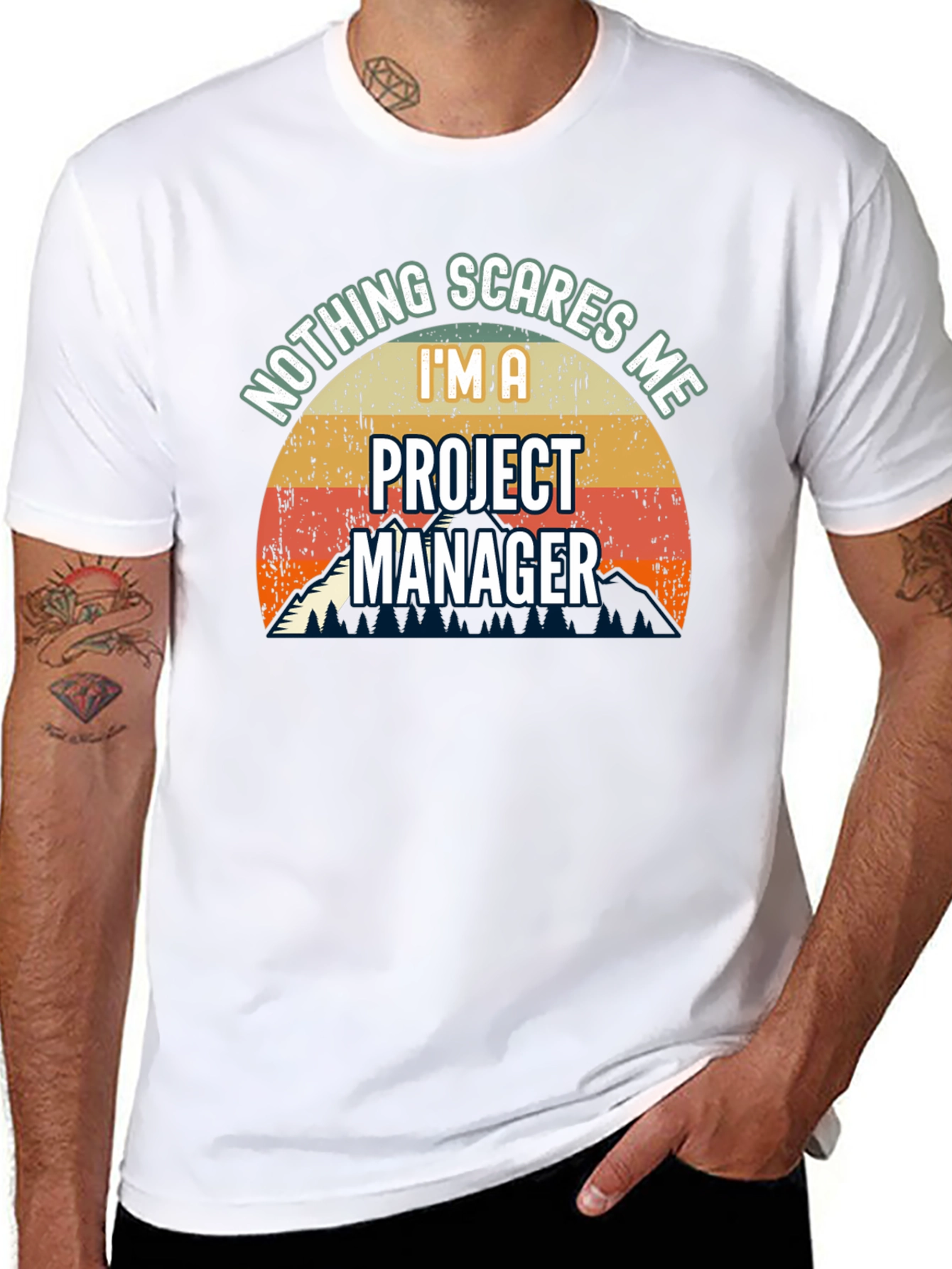 Project Manager T-Shirt: Nothing Scares Me