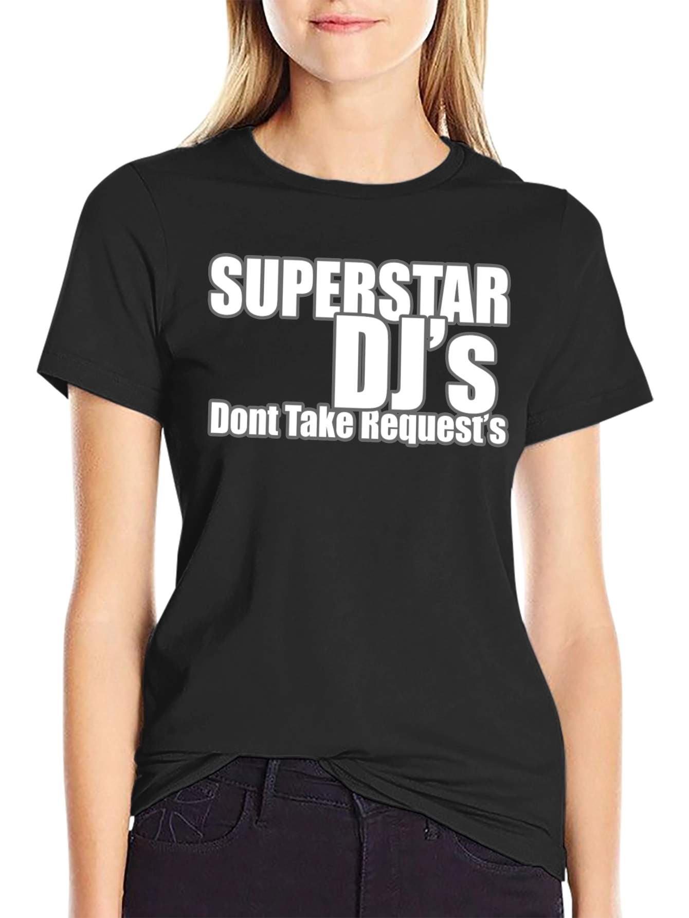Superstar DJs Black Graphic T-Shirt