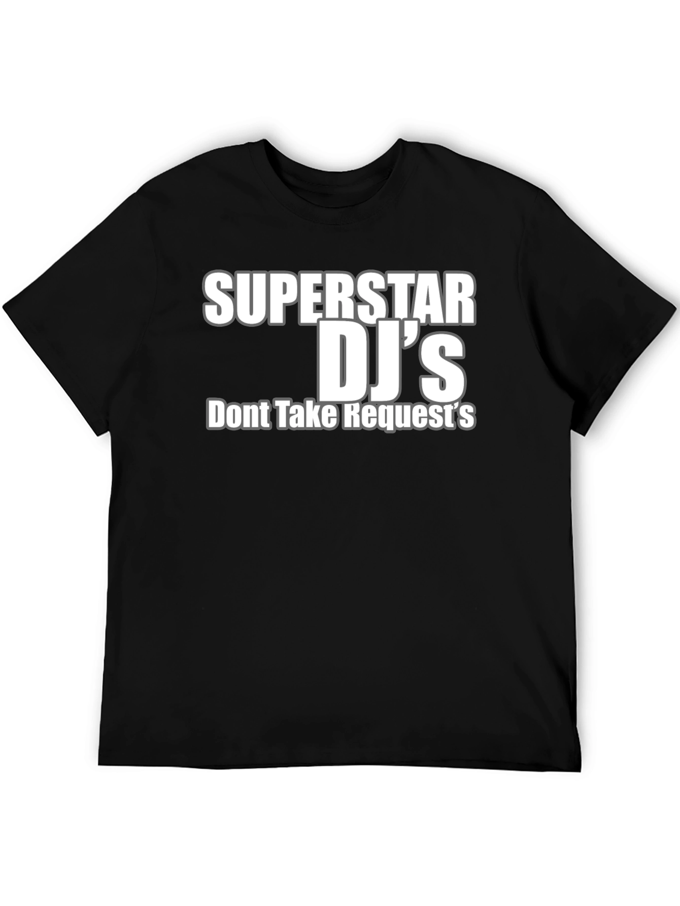 Superstar DJs Black Graphic T-Shirt