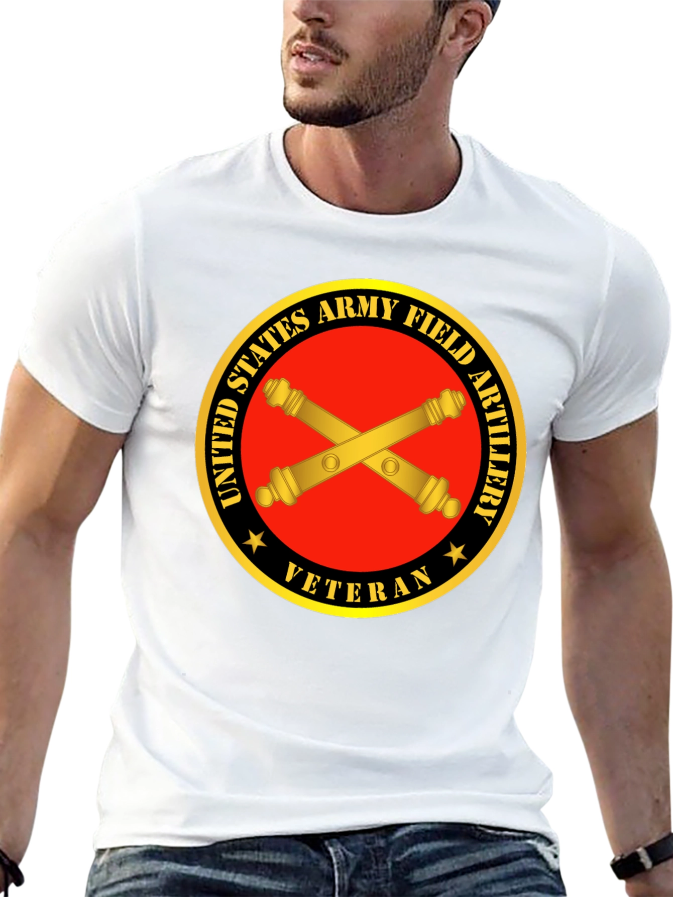 Army Field Artillery Veteran Graphic Tee