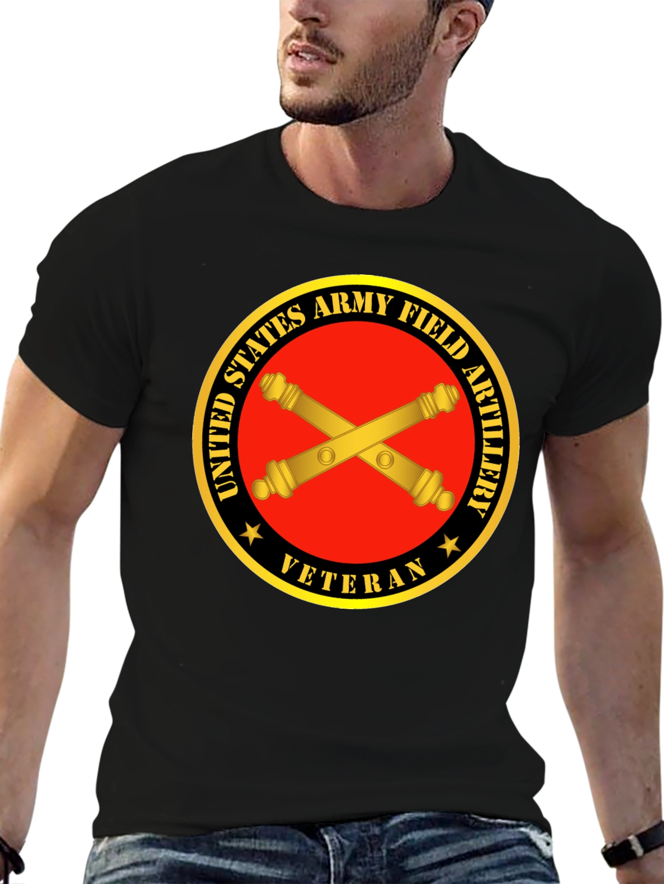 Army Field Artillery Veteran Graphic Tee