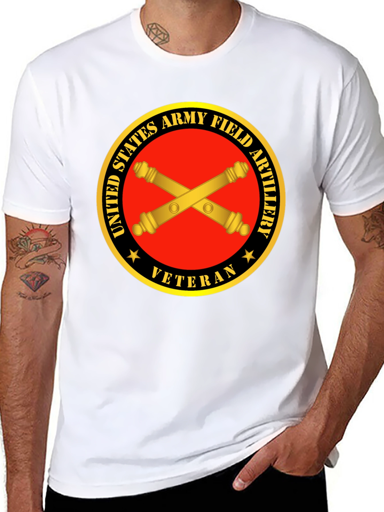Army Field Artillery Veteran Graphic Tee