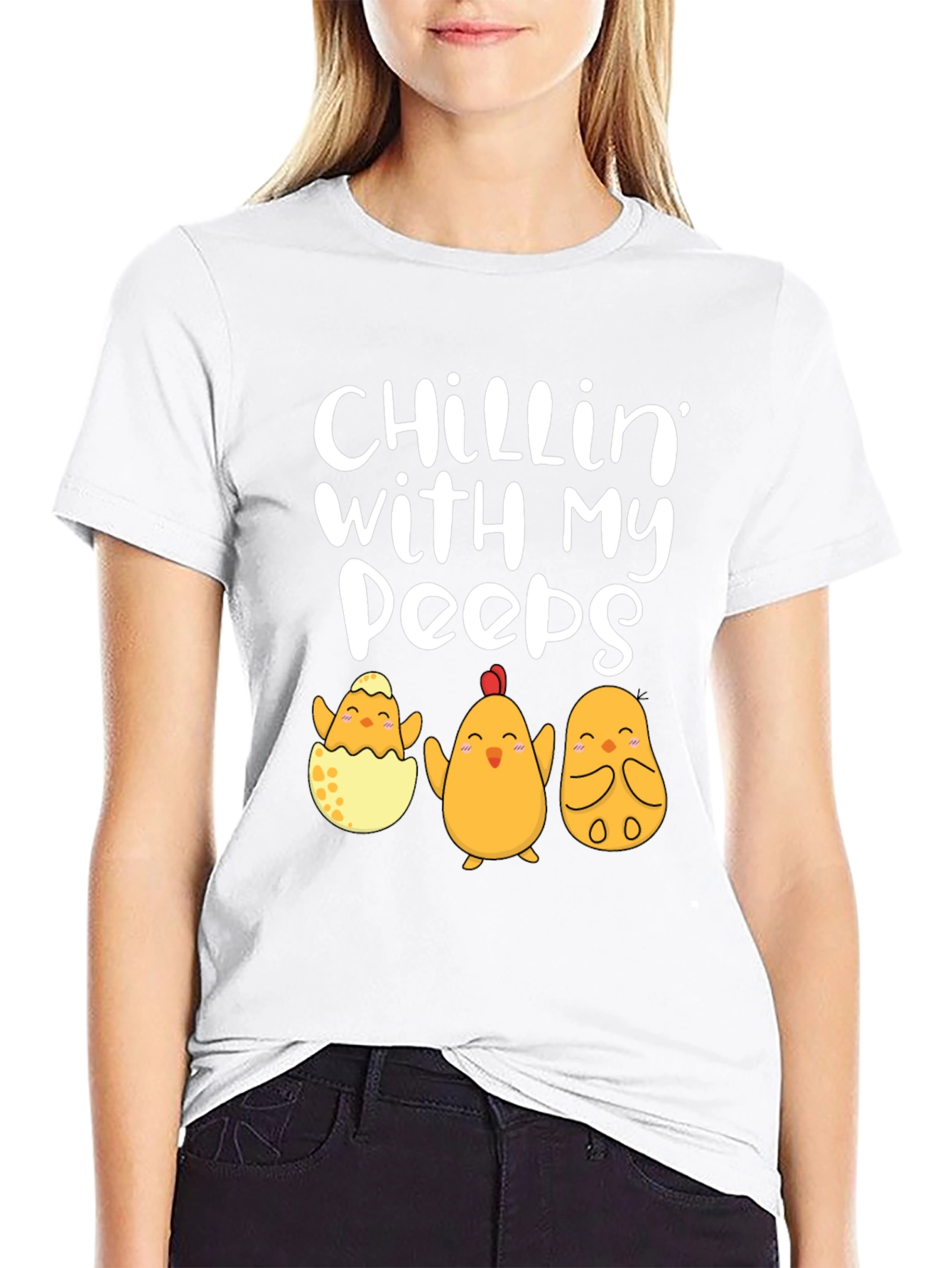 Chillin with My Peeps Easter T-Shirt