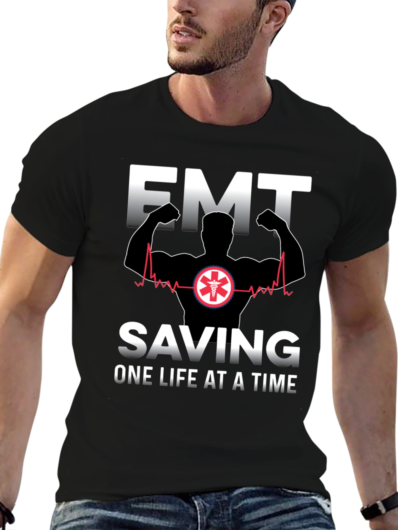 EMT Saving One Life at a Time T-Shirt