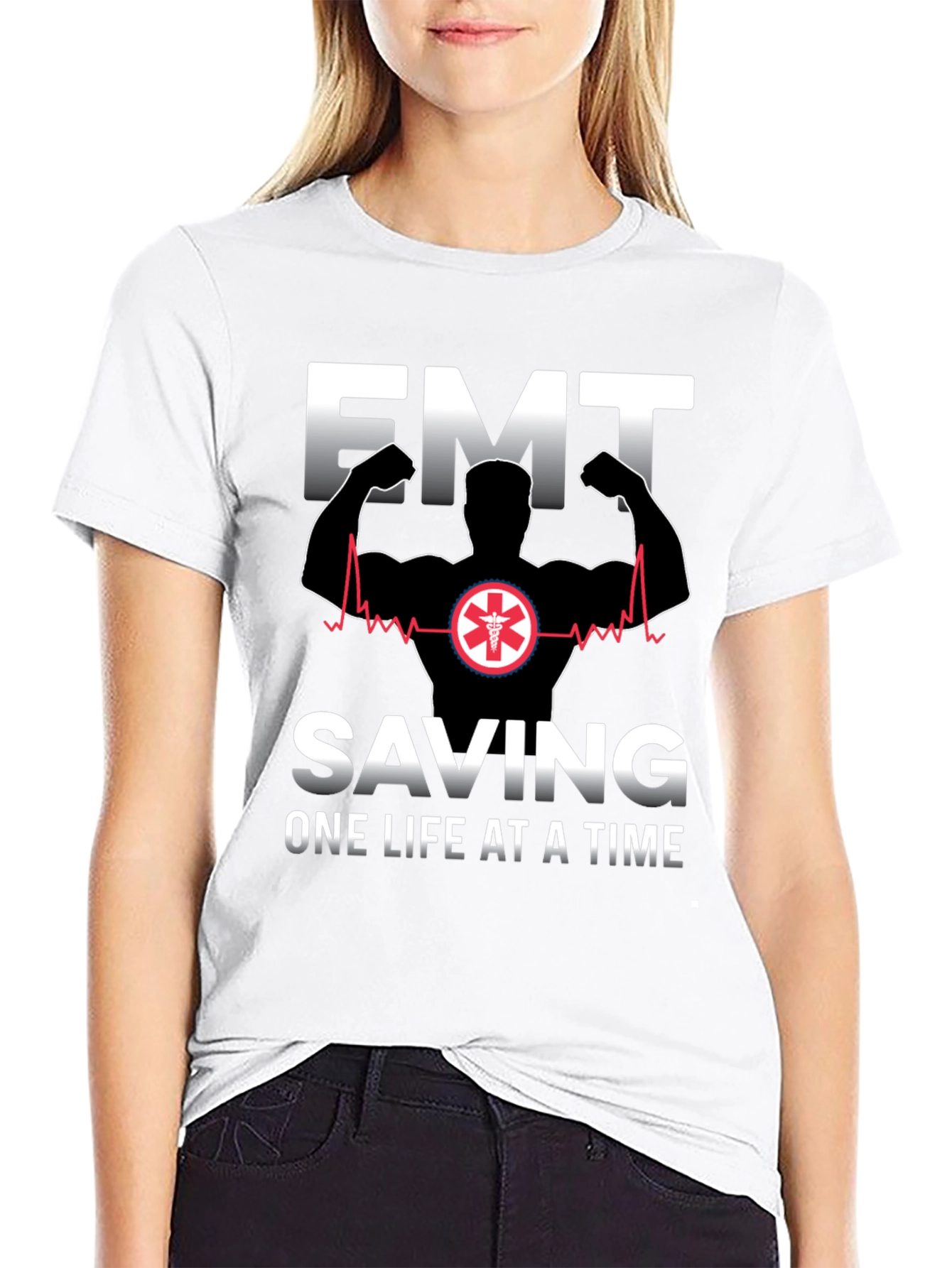 EMT Saving One Life at a Time T-Shirt
