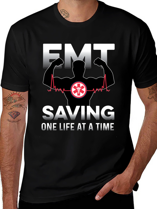 EMT Saving One Life at a Time T-Shirt