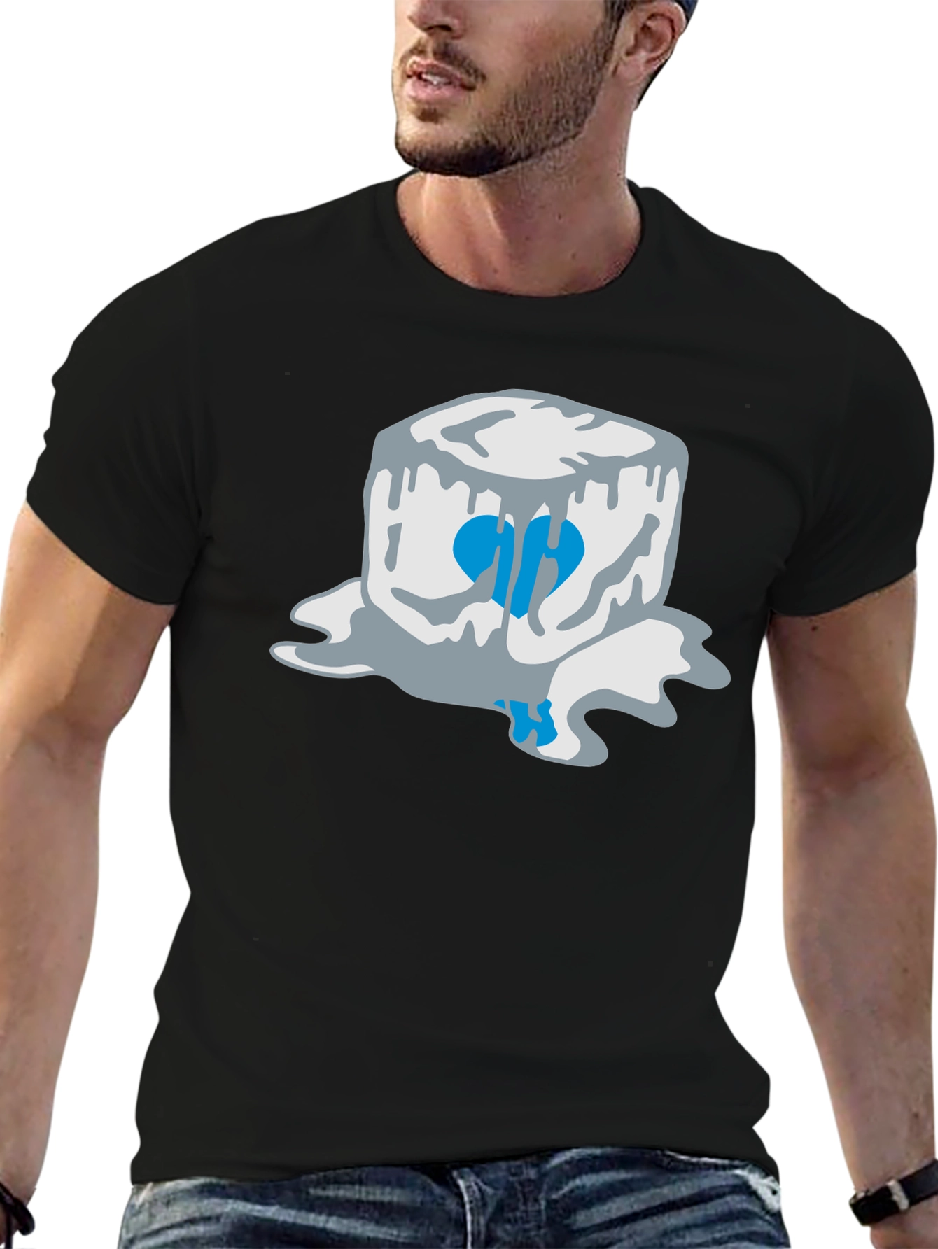 Cool Ice Cube Graphic Tee - Black
