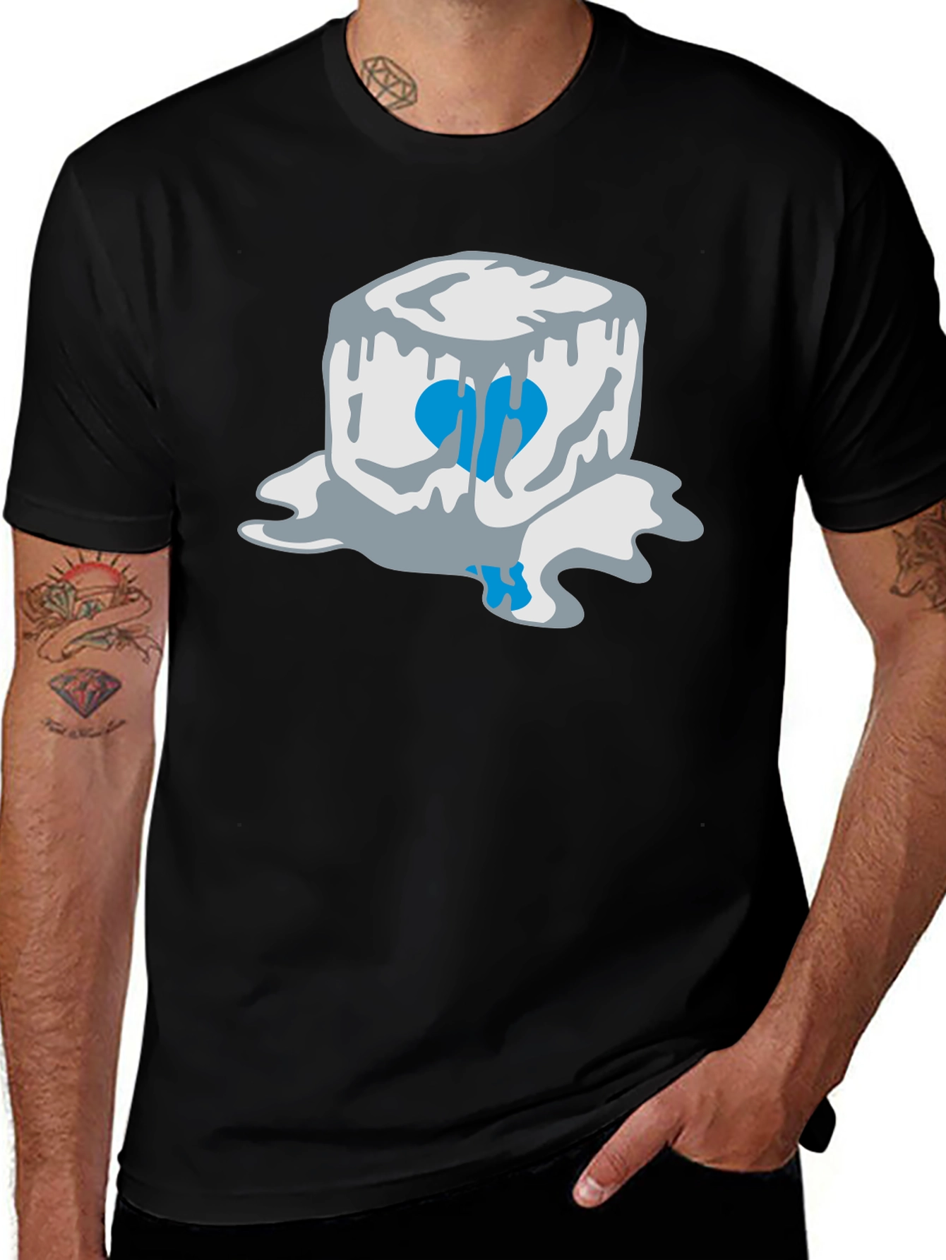 Cool Ice Cube Graphic Tee - Black