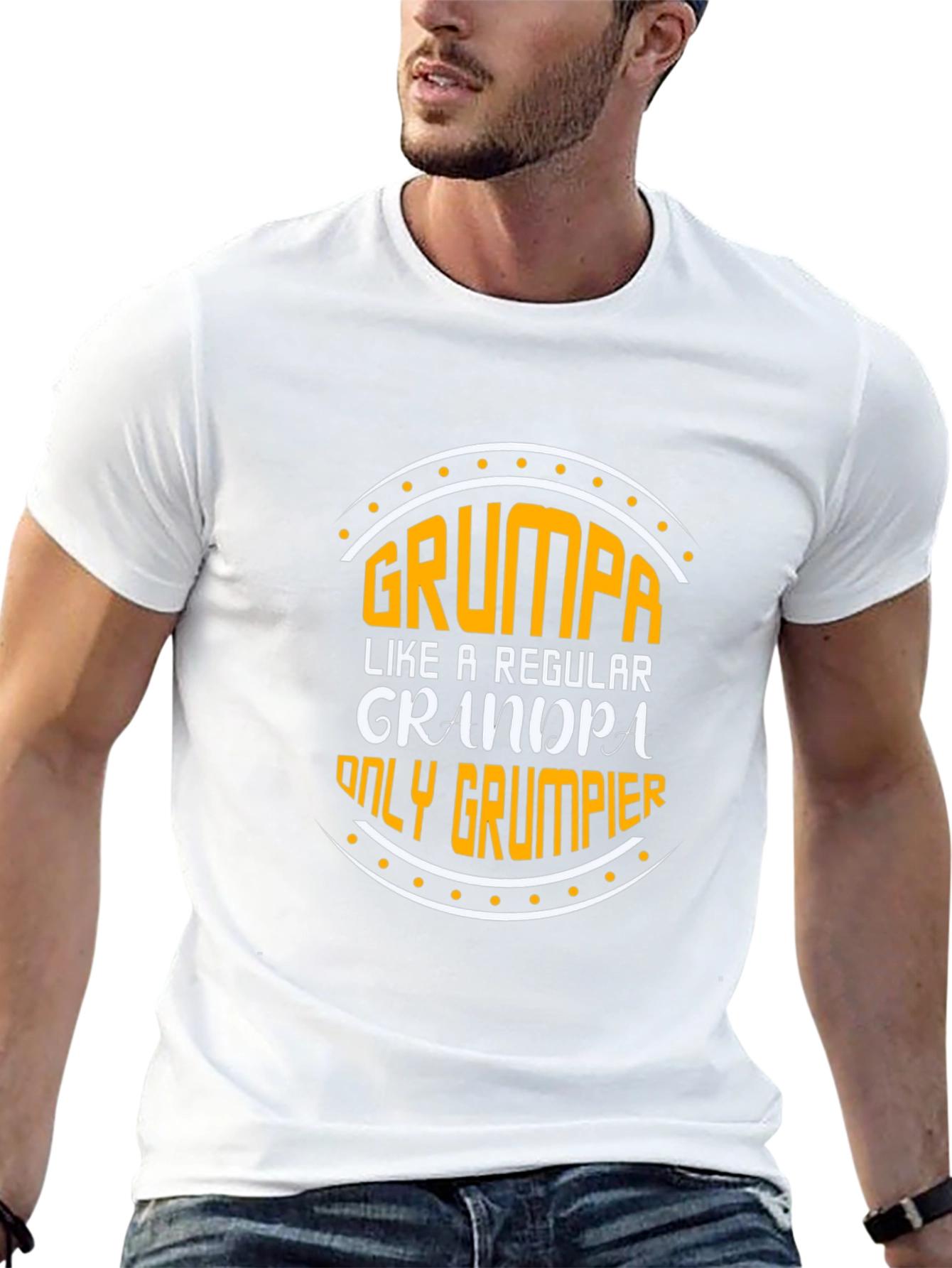 Grumpa Graphic T-Shirt - Grandpa With Attitude!