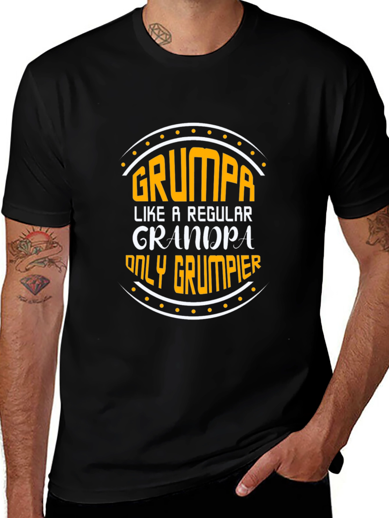 Grumpa Graphic T-Shirt - Grandpa With Attitude!