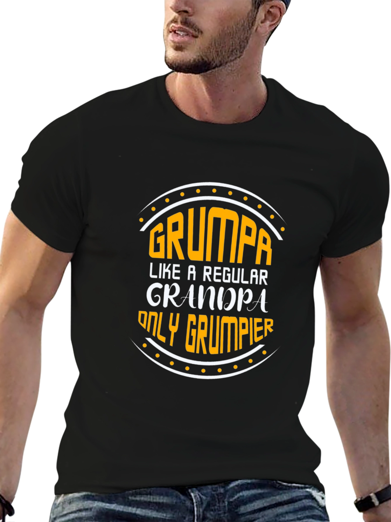 Grumpa Graphic T-Shirt - Grandpa With Attitude!