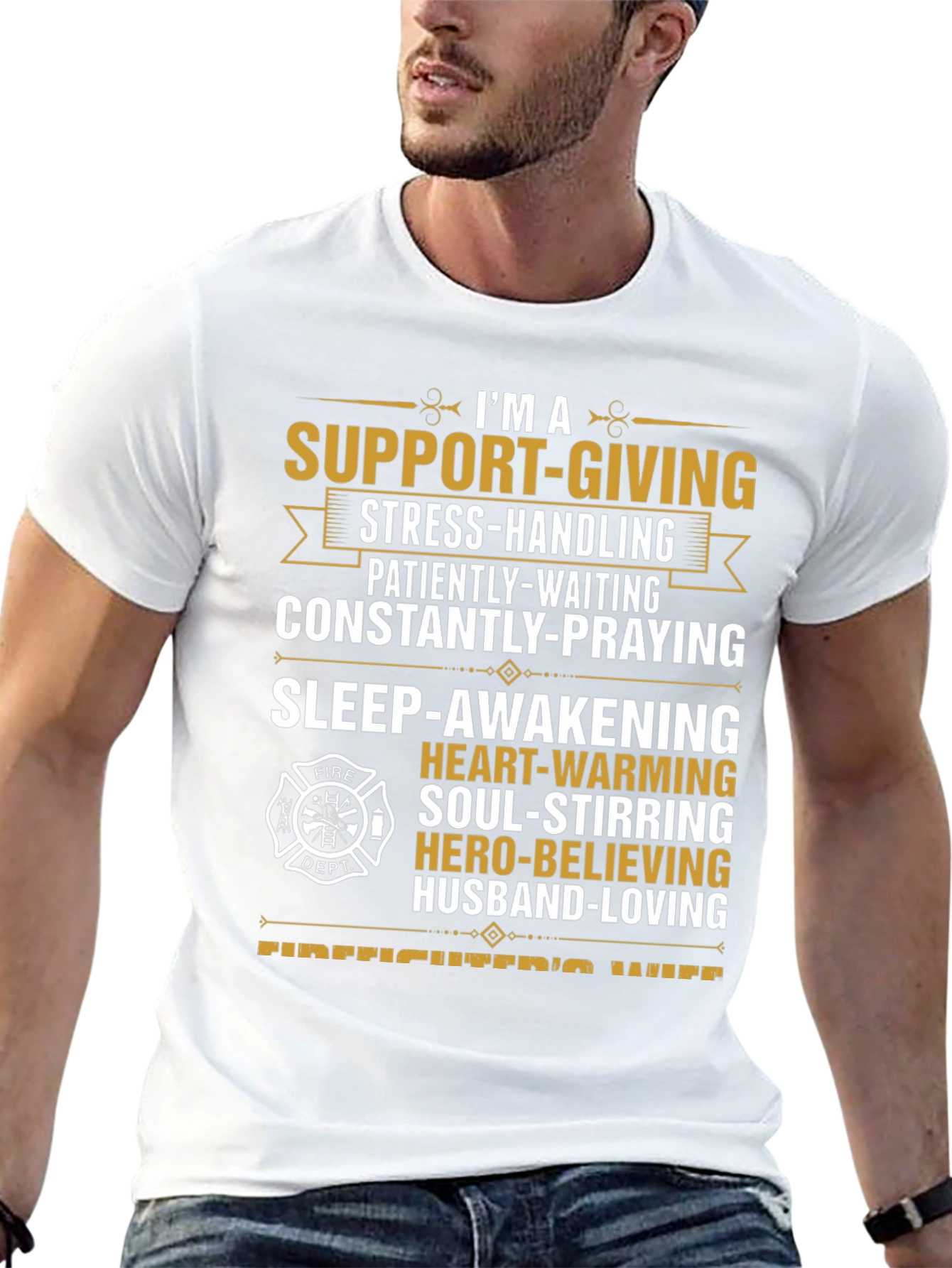 Firefighters Wife Graphic T-Shirt