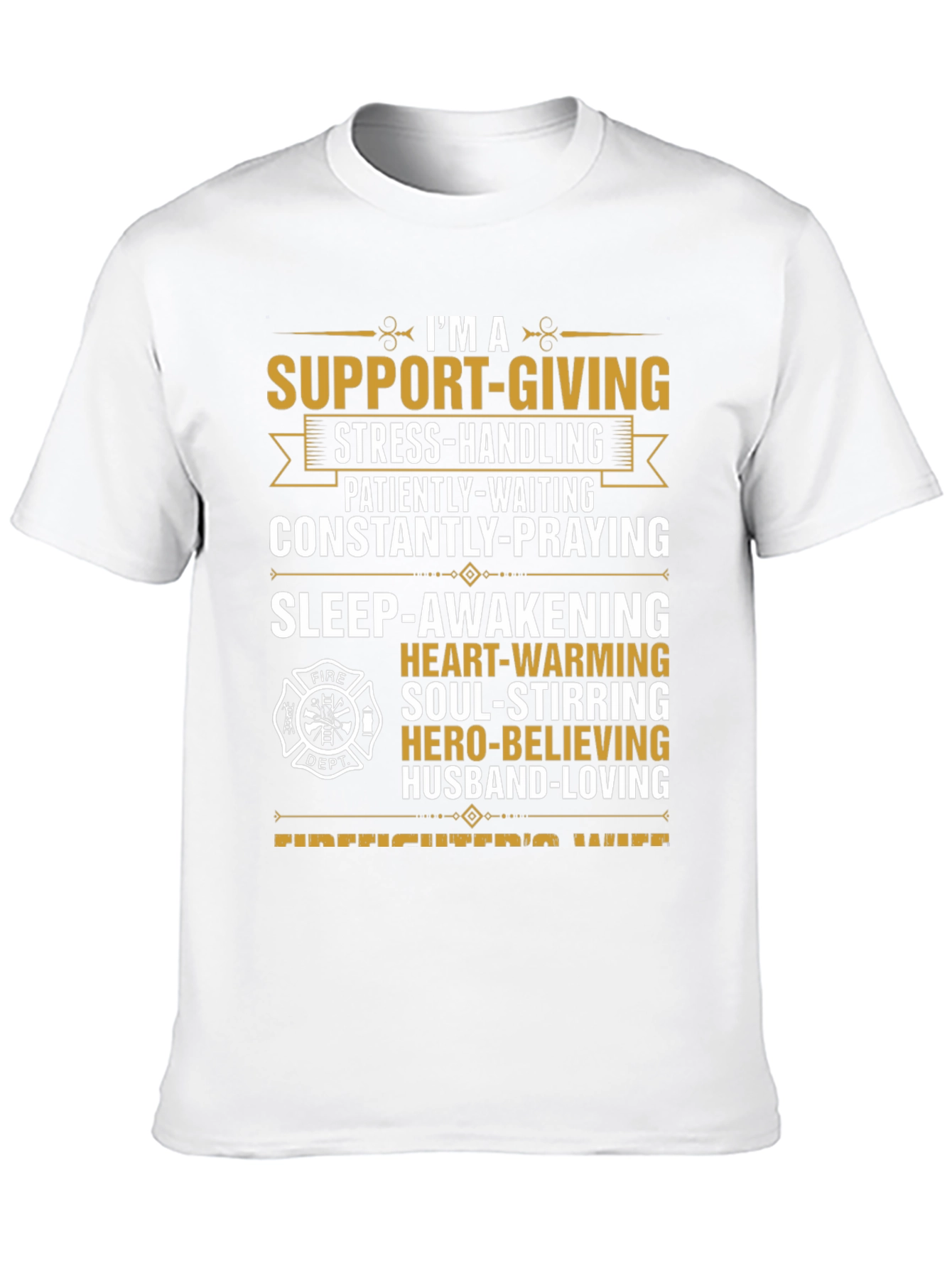 Firefighters Wife Graphic T-Shirt