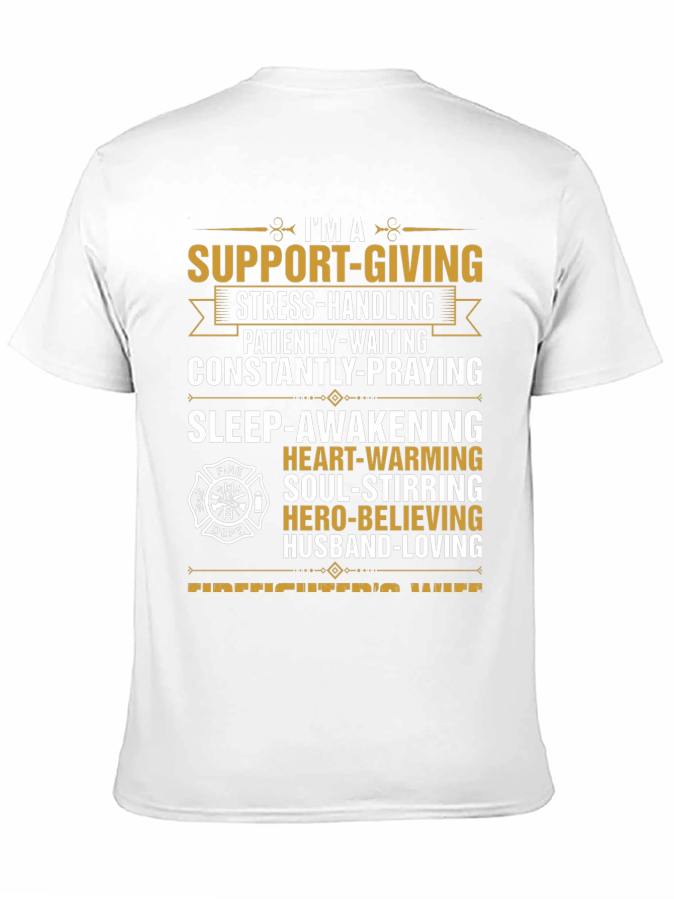 Firefighters Wife Graphic T-Shirt