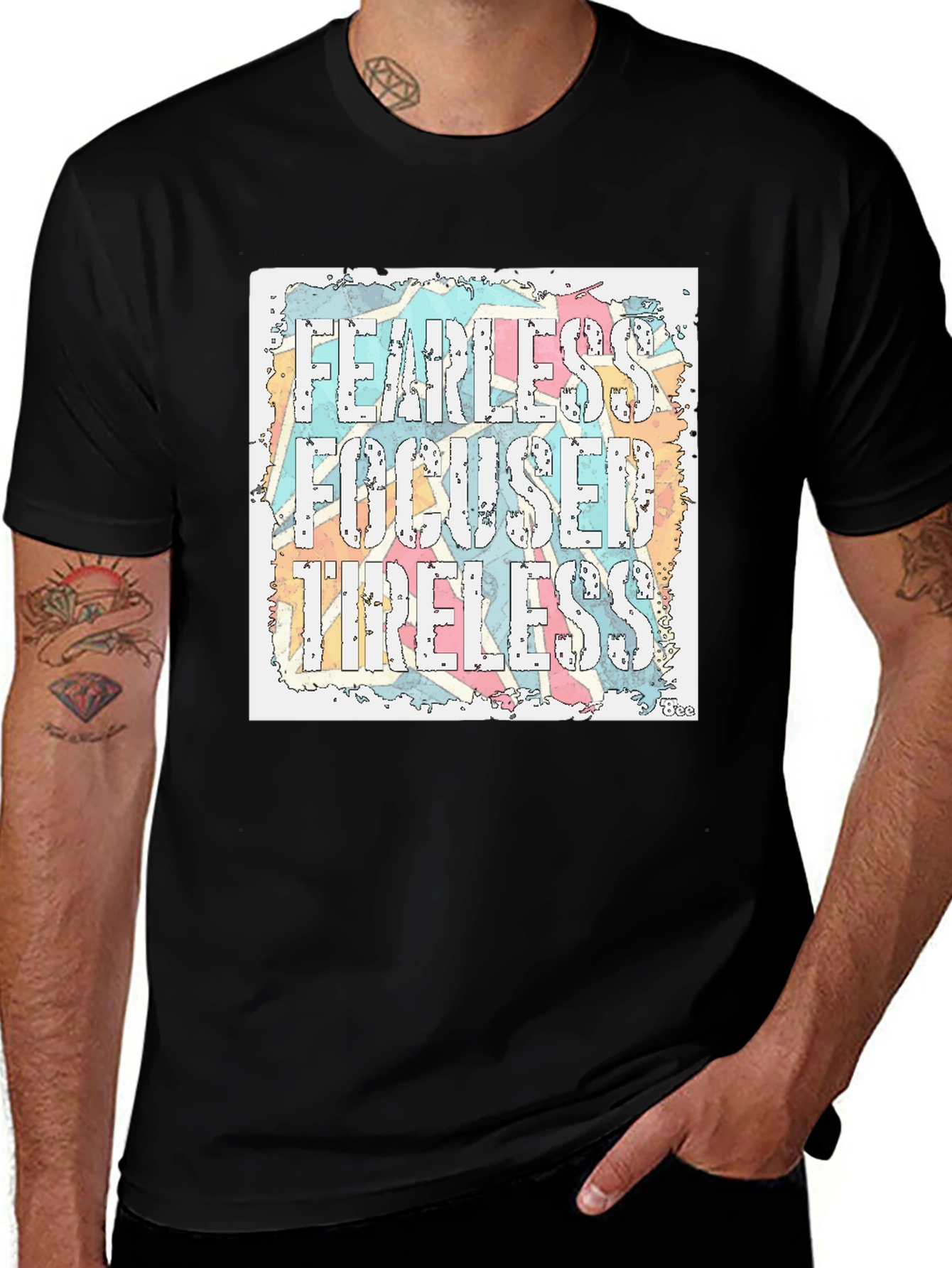 Fearless Focused Tireless Graphic Tee
